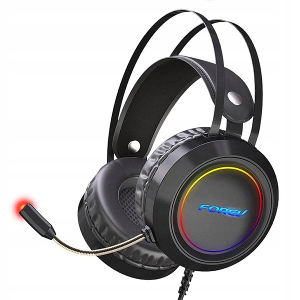 Forev Sluchátka S Mikrofonem Gaming FV-G95 Led Usb Kvalita