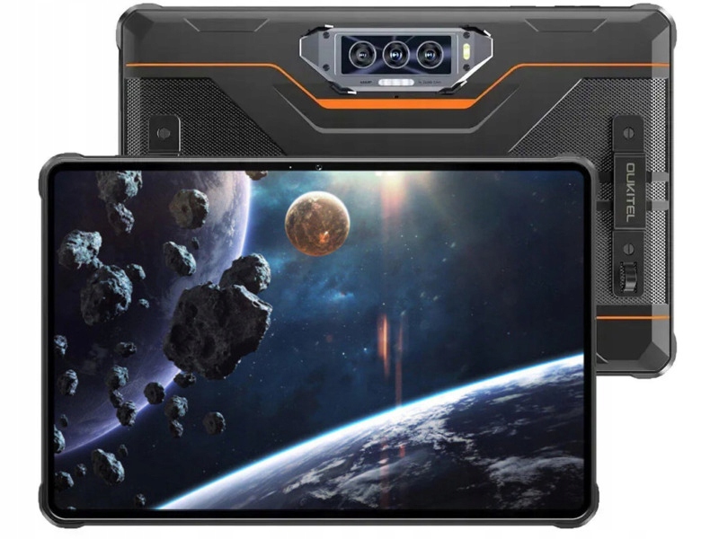 Tablet Oukitel RT8 11" 6/256 Gb Lte Wi-Fi Czarno-pomarańczowy