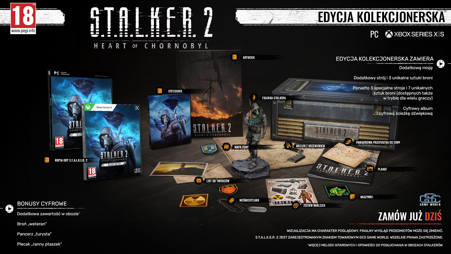 STALKER 2 SERCE CZARNOBYLA I EDYCJA OSTATECZNA I I XBOX SERIES X I PL I Platforma Xbox Series X