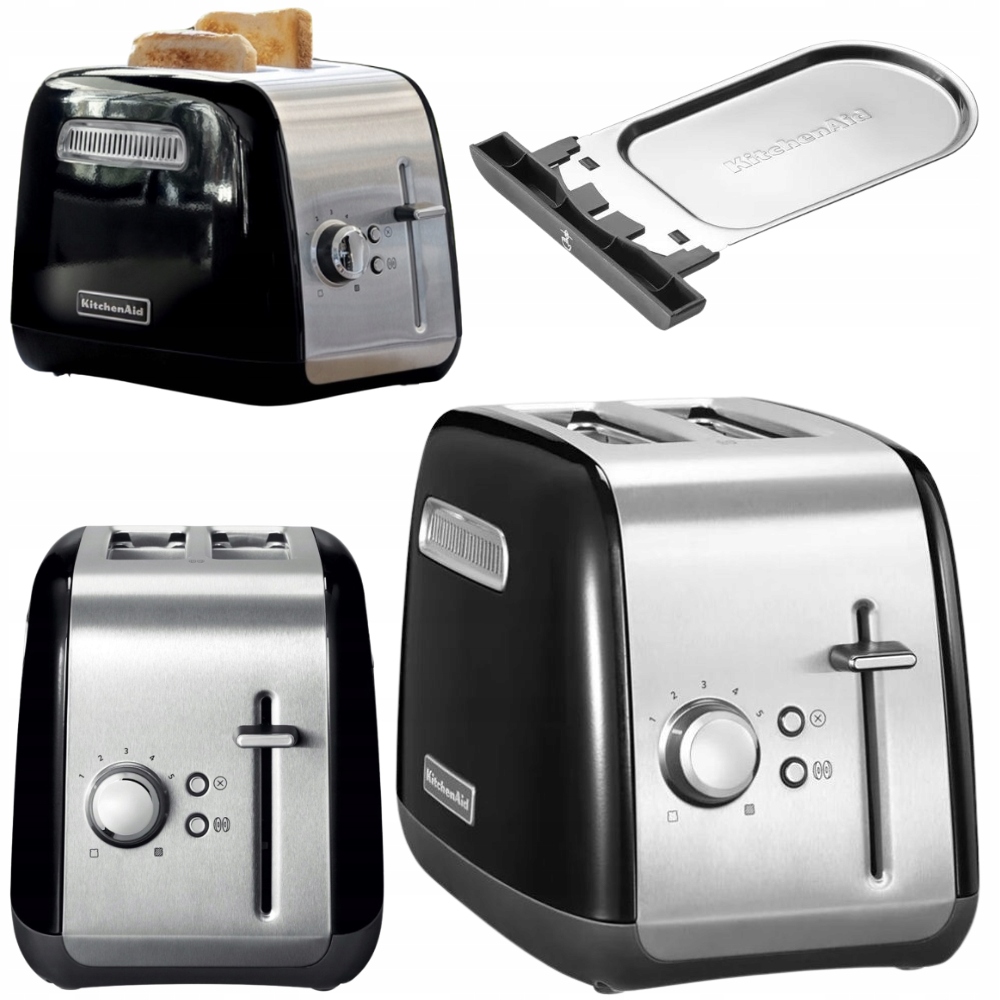 Toster KitchenAid 5KMT2115EOB 2 Classic Onyx Black Czarny opiekacz chleba
