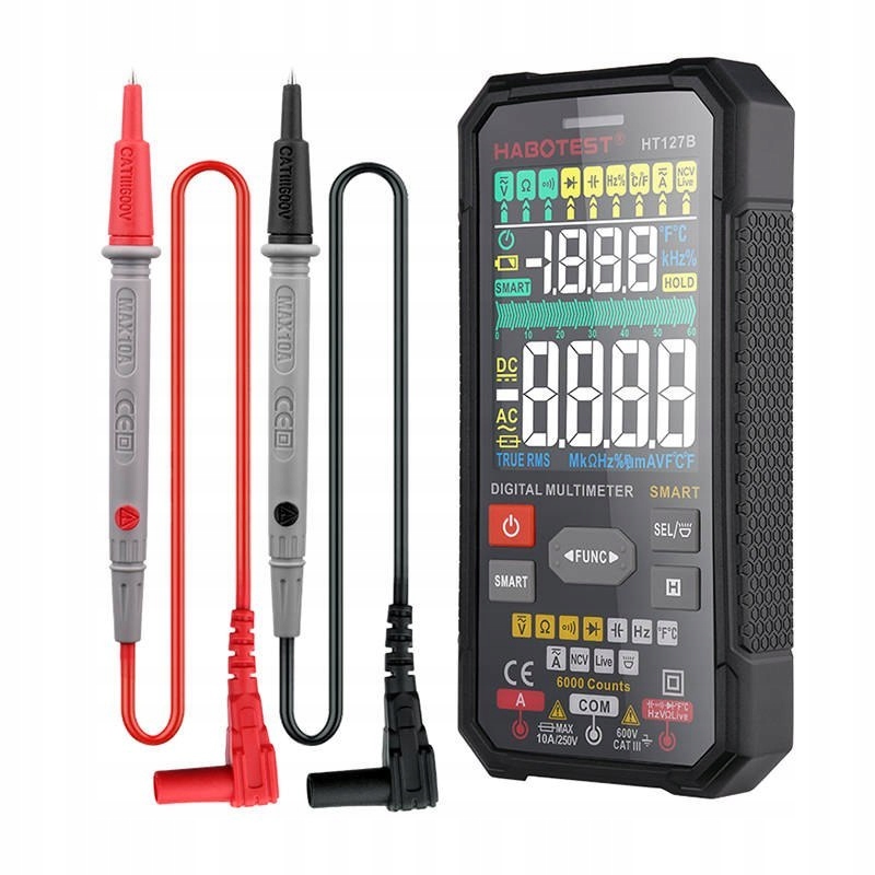 

Habotest Cyfrowy Multimetr Uniwersalny HT127B
