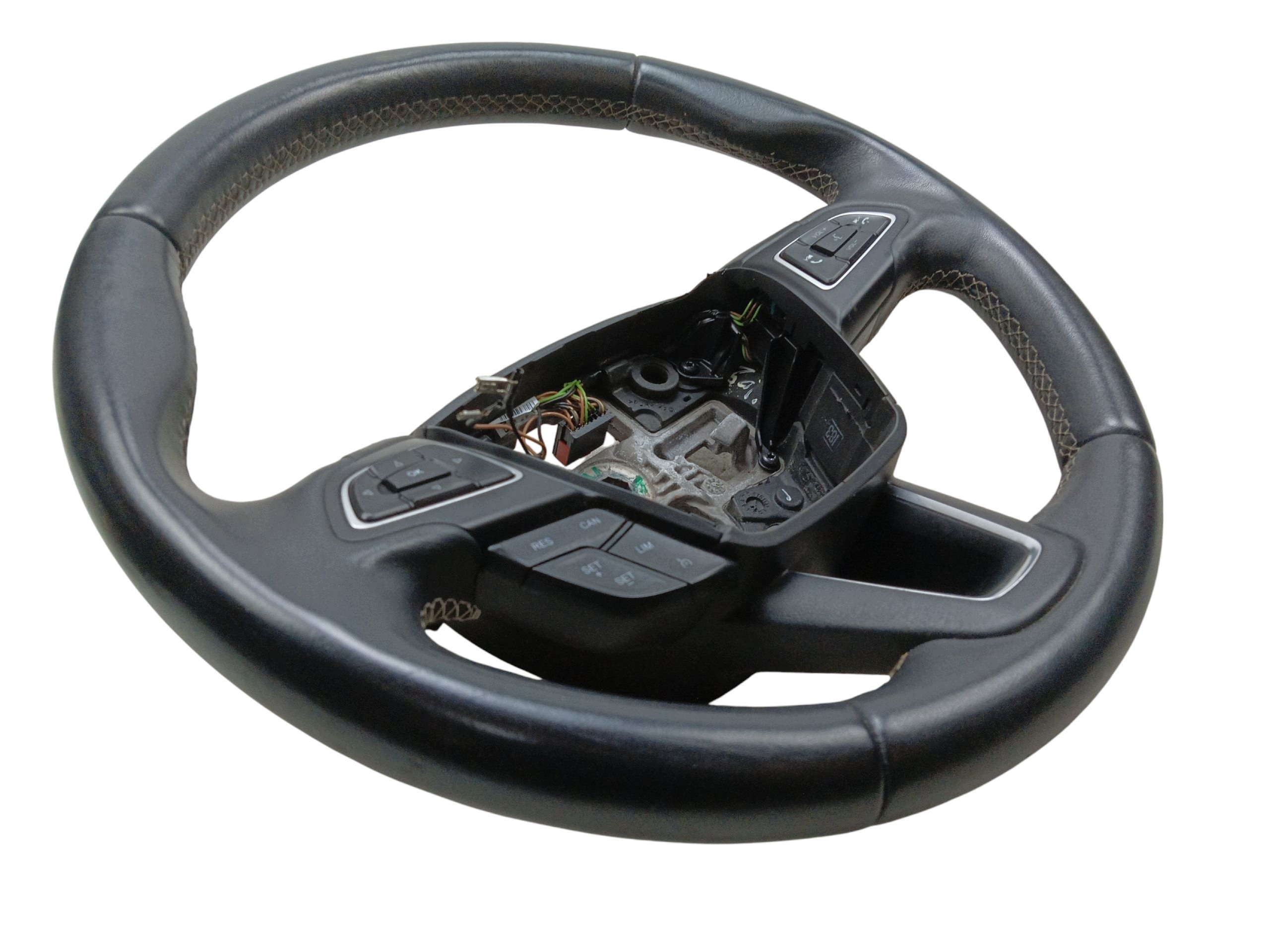 steering wheel, leather FORD KUGA MK2 LIFT (2016-2019) MULTIFUNKCYJNA