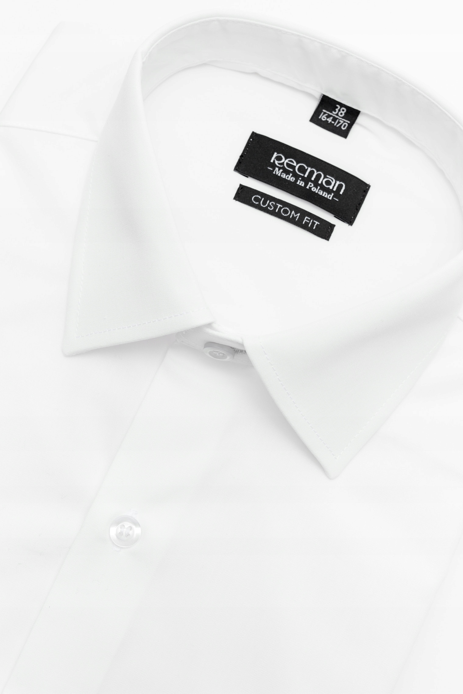 KOSZULA VERSONE 9001 CUSTOM FIT BIAŁA 164/170 45 Rękaw długi rękaw