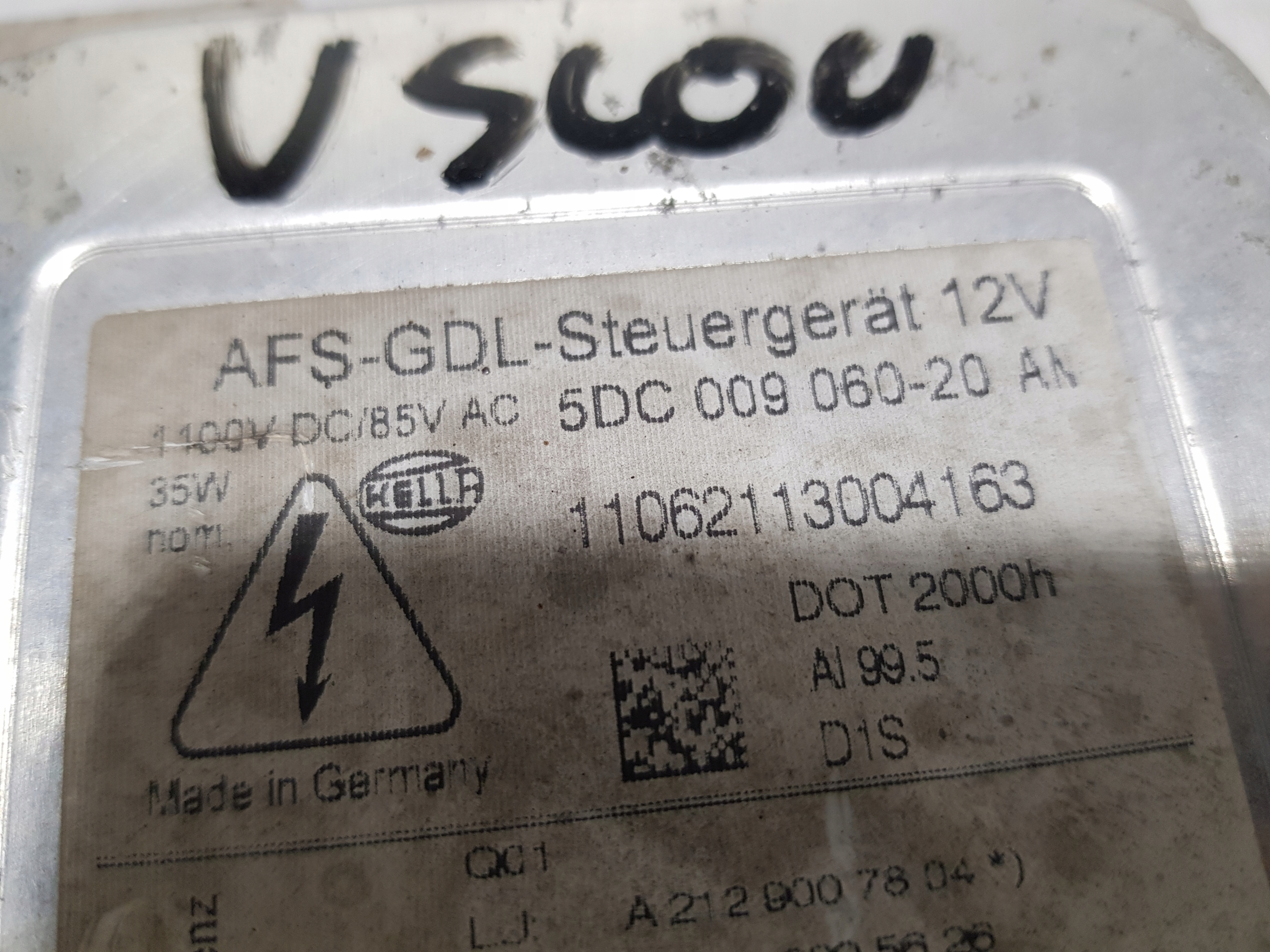 control unit XENON MERCEDES W212 W207 5DC009060-20AN