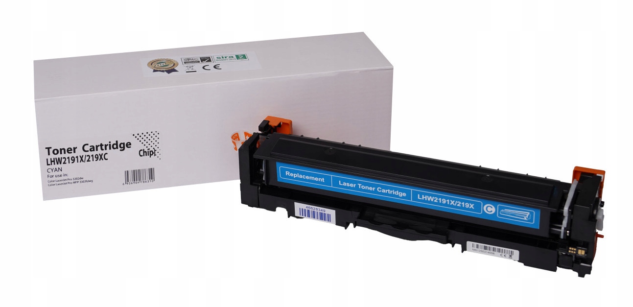 Toner do Hp 219X W2191X Cyan 3202dn, 3202dw, 3302fdng Chip