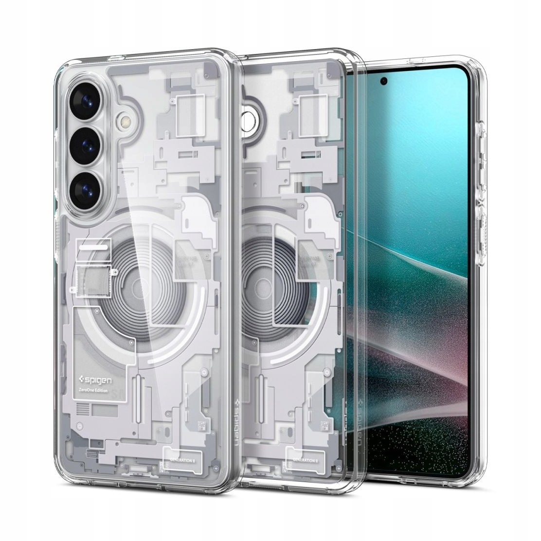 Etui do Samsung S26+ (Plus) Spigen Ultra Hybrid Mag Zero One biały