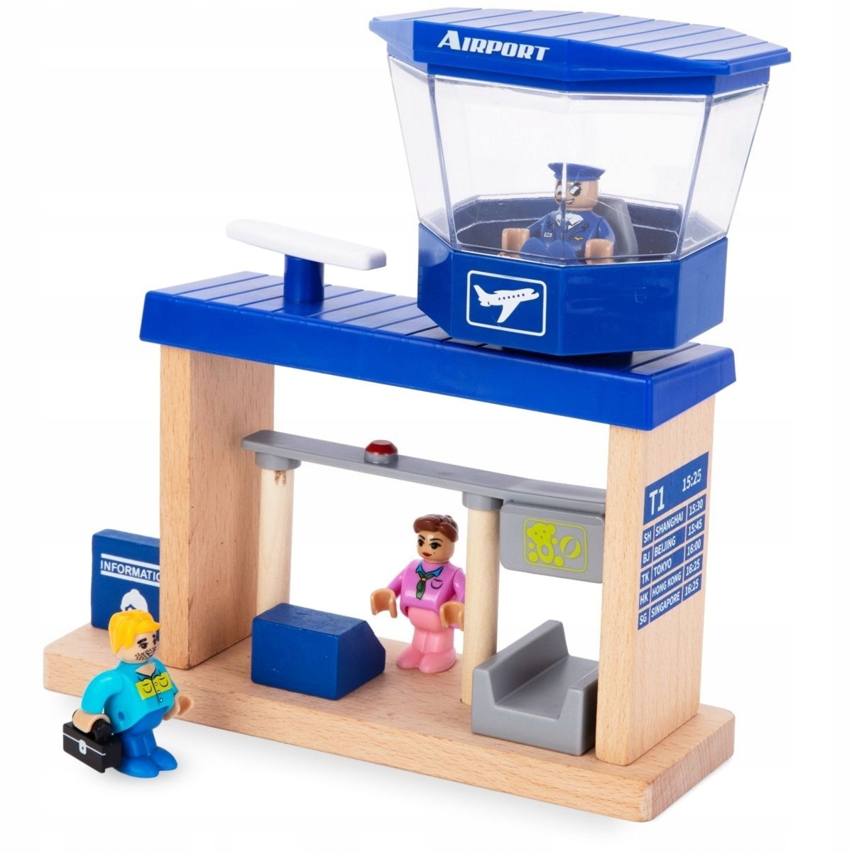 Drewniana Kolejka Pociąg Na Baterie Miasteczko Bohater brak