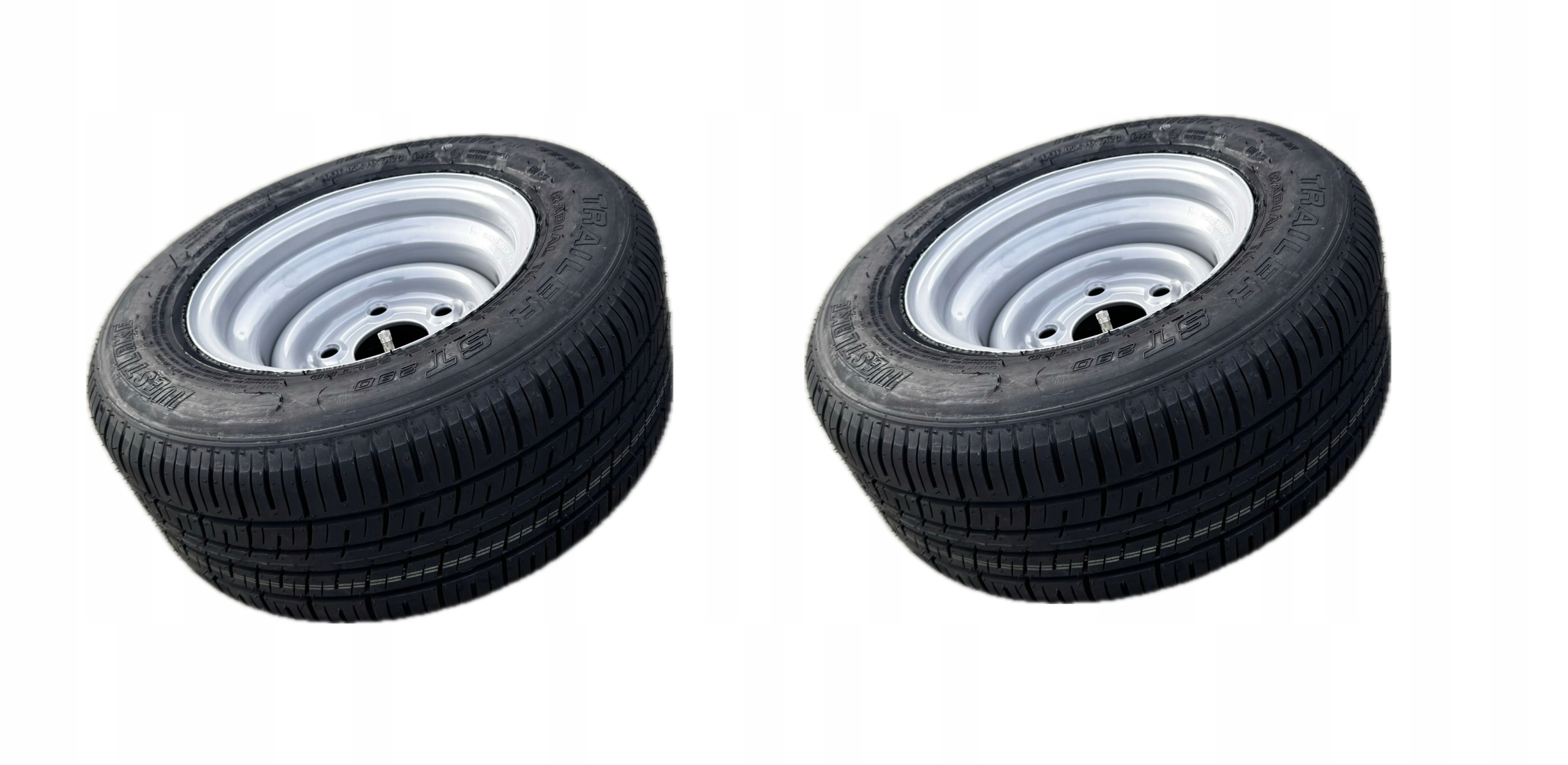 2 kusy kol Westlake Trailer ST290 R10 195/55R10C ET-4 5x112 Celoroční