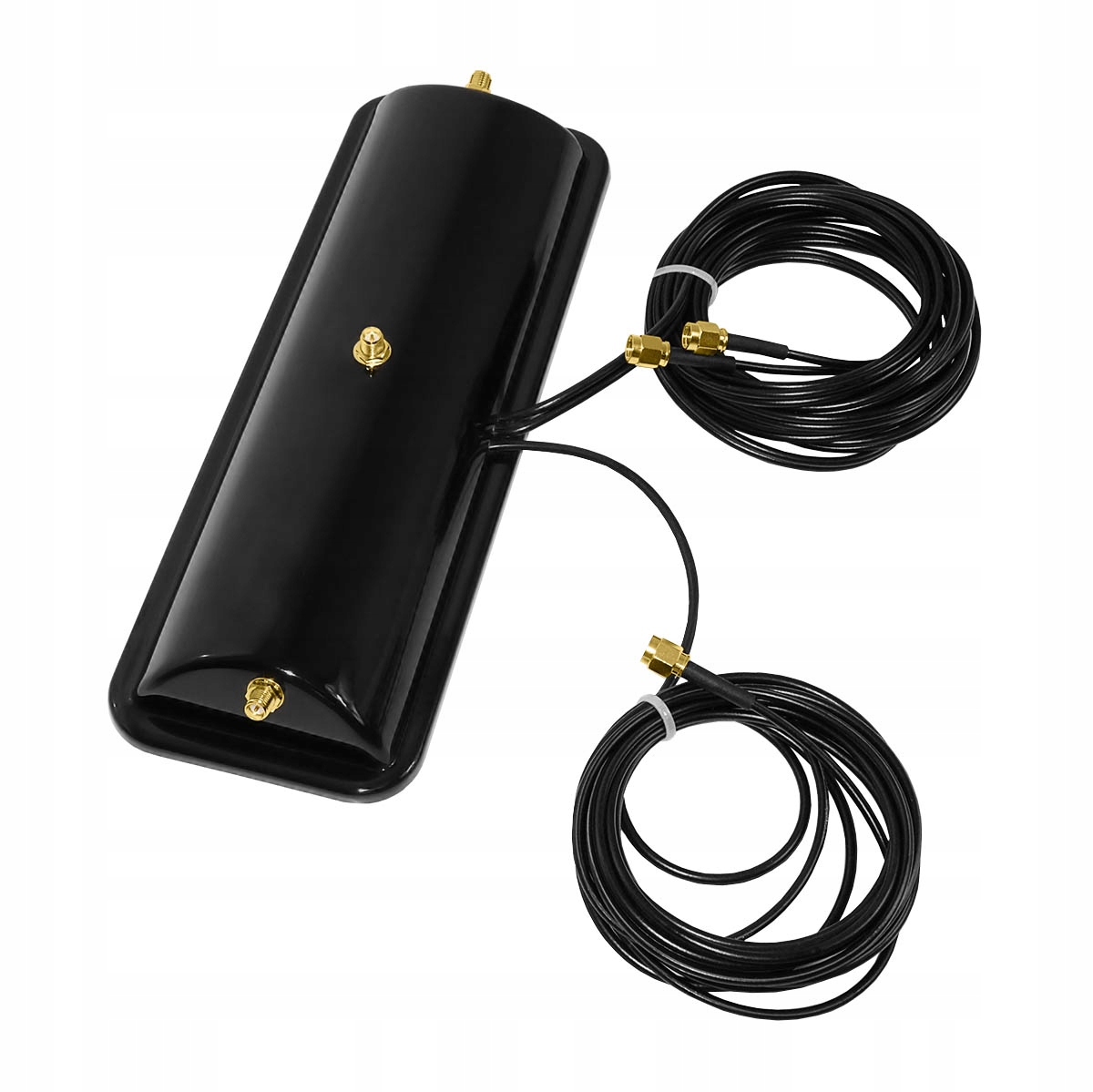 Podstawka antenowa 3x gniazdo Rp-sma router Czarna