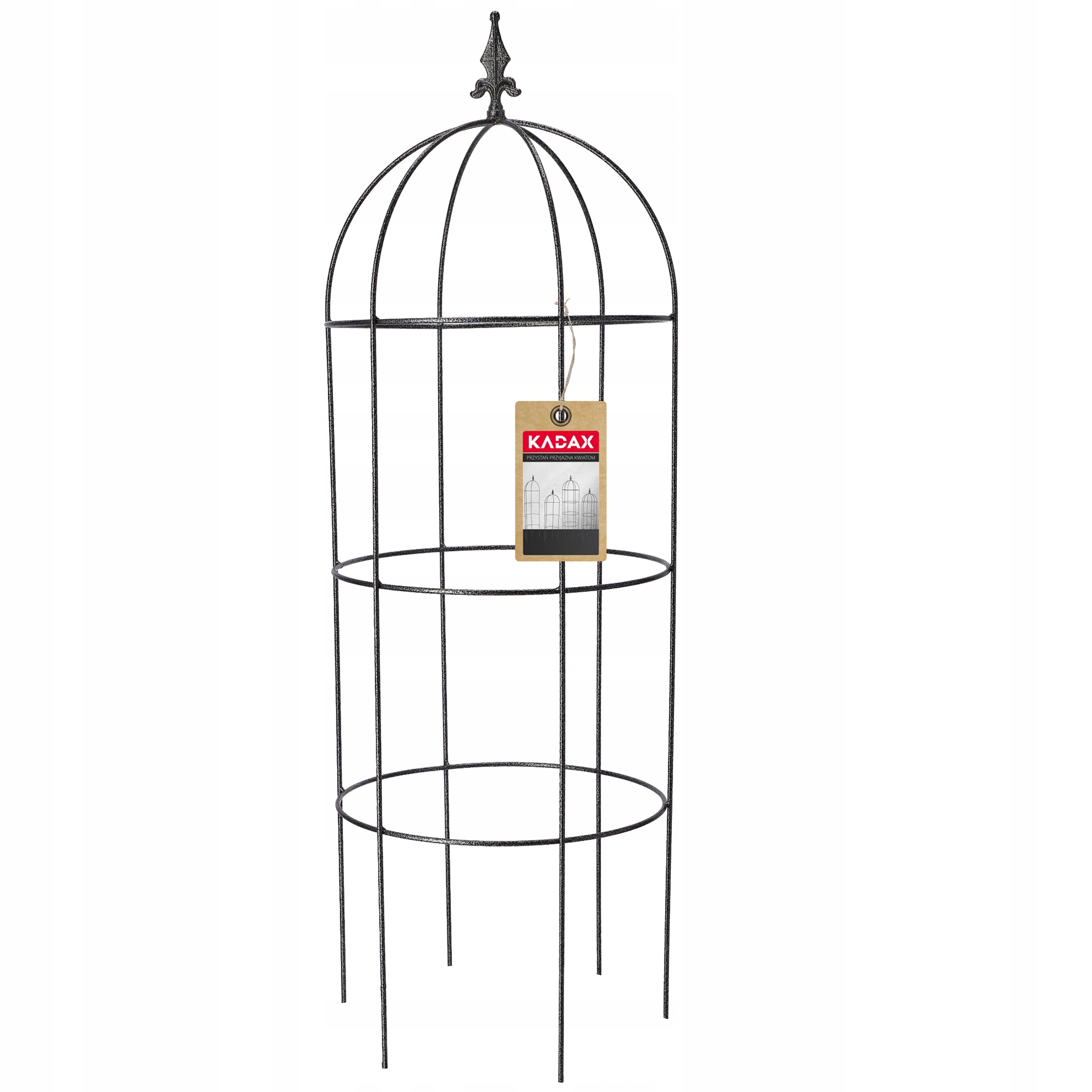 Pergola Ogrodowa Do Roślin Kwiatów Obelisk Na Kwiaty Pnącza Metalowa 120 cm