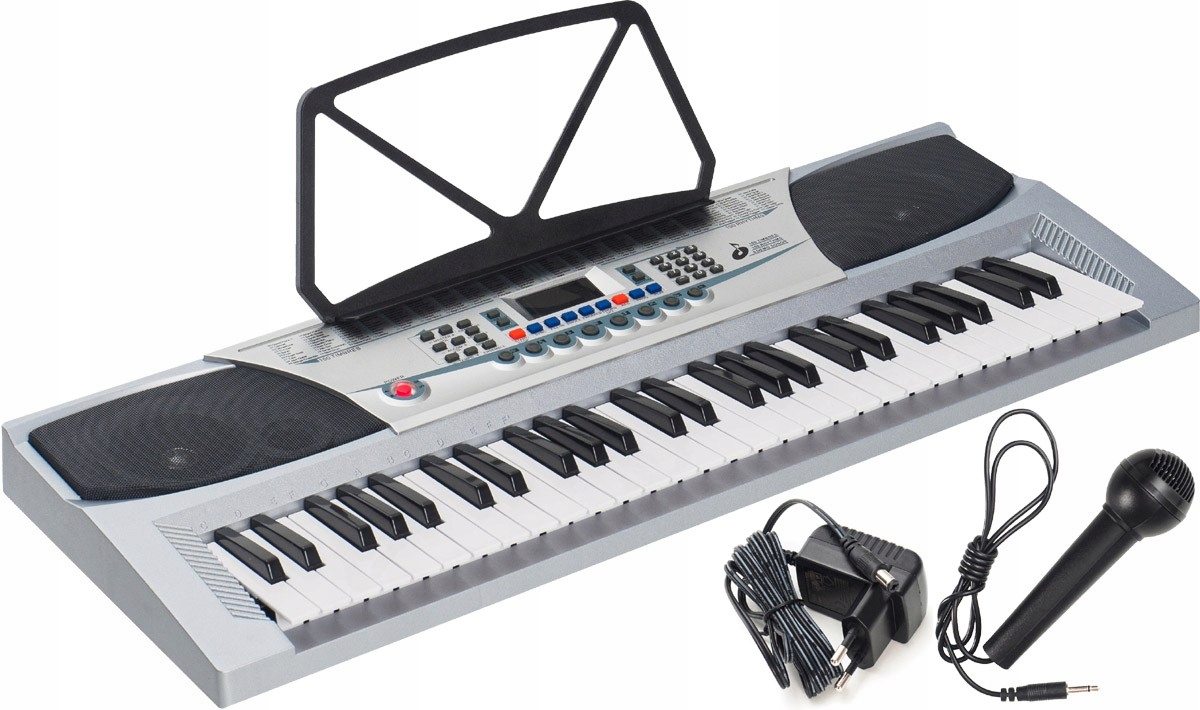 

Keyboard do nauki 54 klawisze Mtunes MT-07 Srebrny