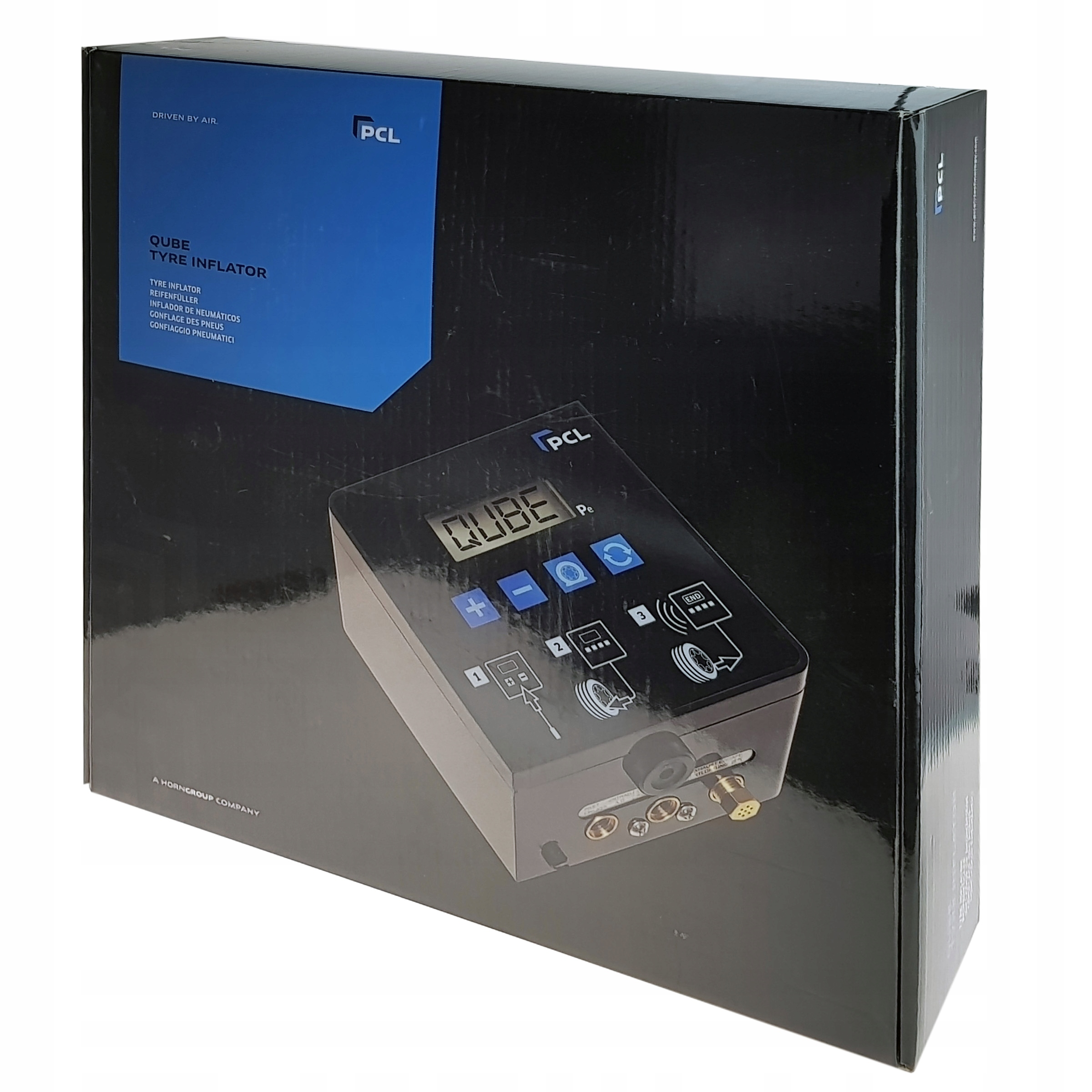 Automat do pompowania kół stacja OPON ACCURA - PCL Funkcja przepompowania Kod producenta QUBE9