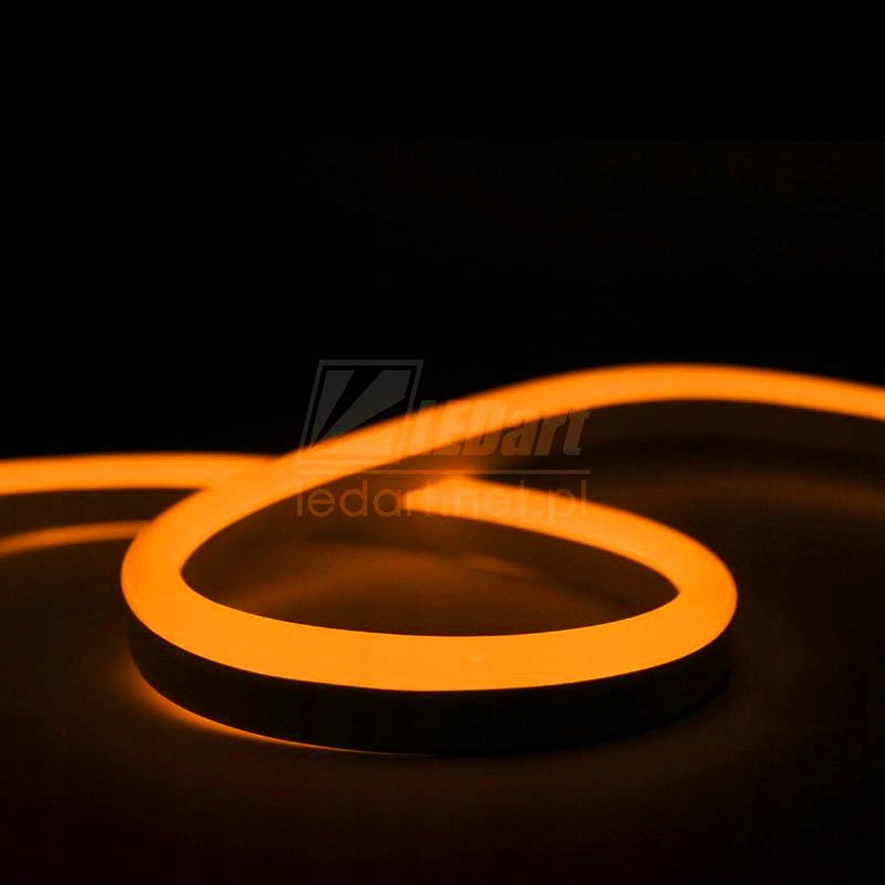 

Pomarańczowy Neon Led Flex 24V Taśma IP67 Wodoszcz