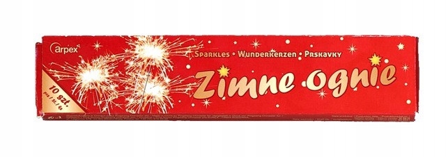 Zimne ognie 25cm - 10szt Wesele Sylwester Urodziny Marka GoDan