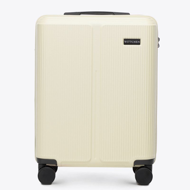 Walizka Kabinowa Abs Wittchen Stripes Line 56-3A-601-89 Ecru