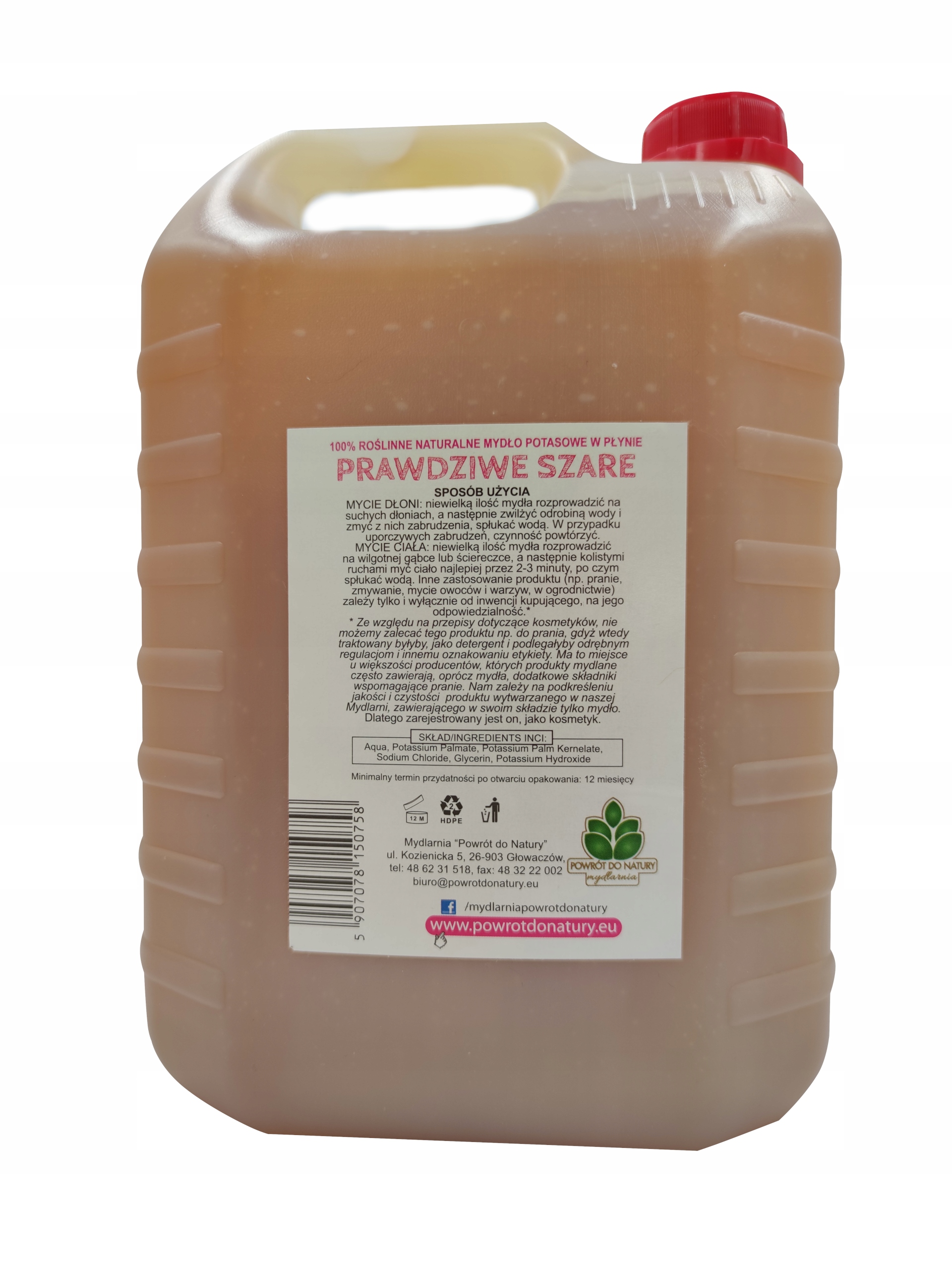 Naturalne Mydło Potasowe 5L Hipoalergiczne PŁYNIE Kod producenta 5773_2