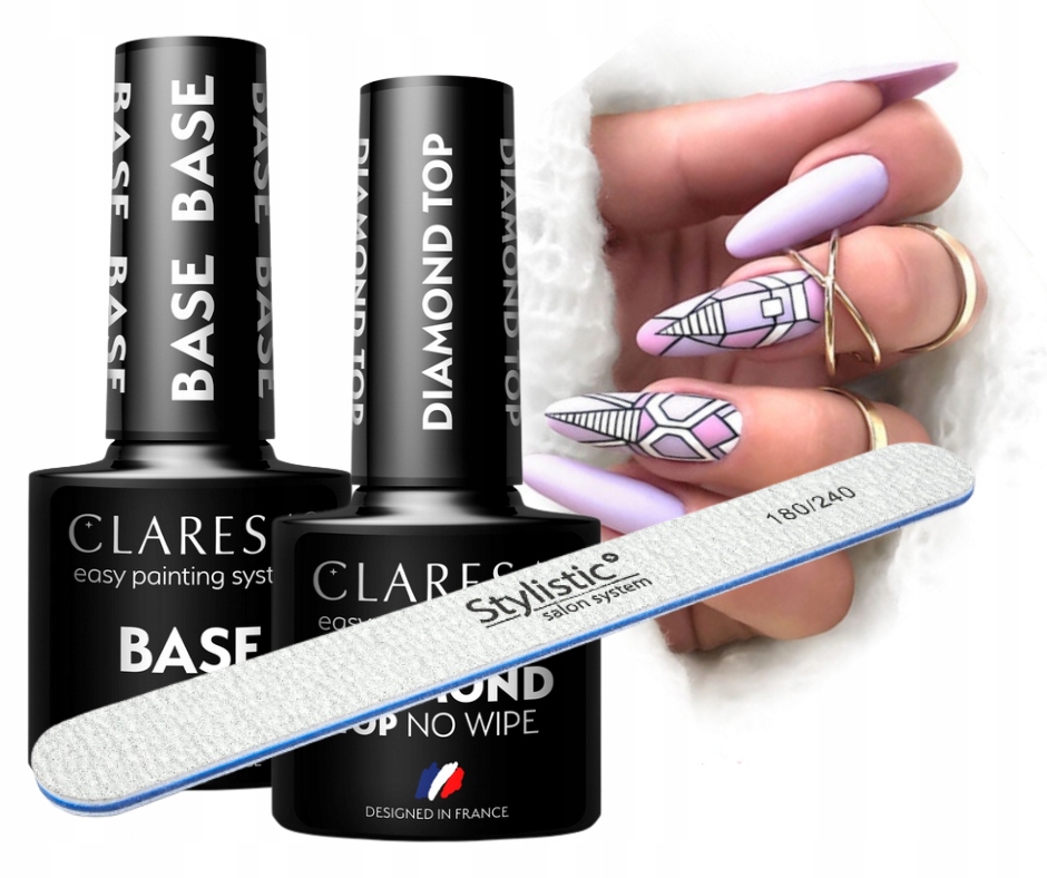 

Claresa Baza Klasyczna Top Diamond Pilnik Zestaw