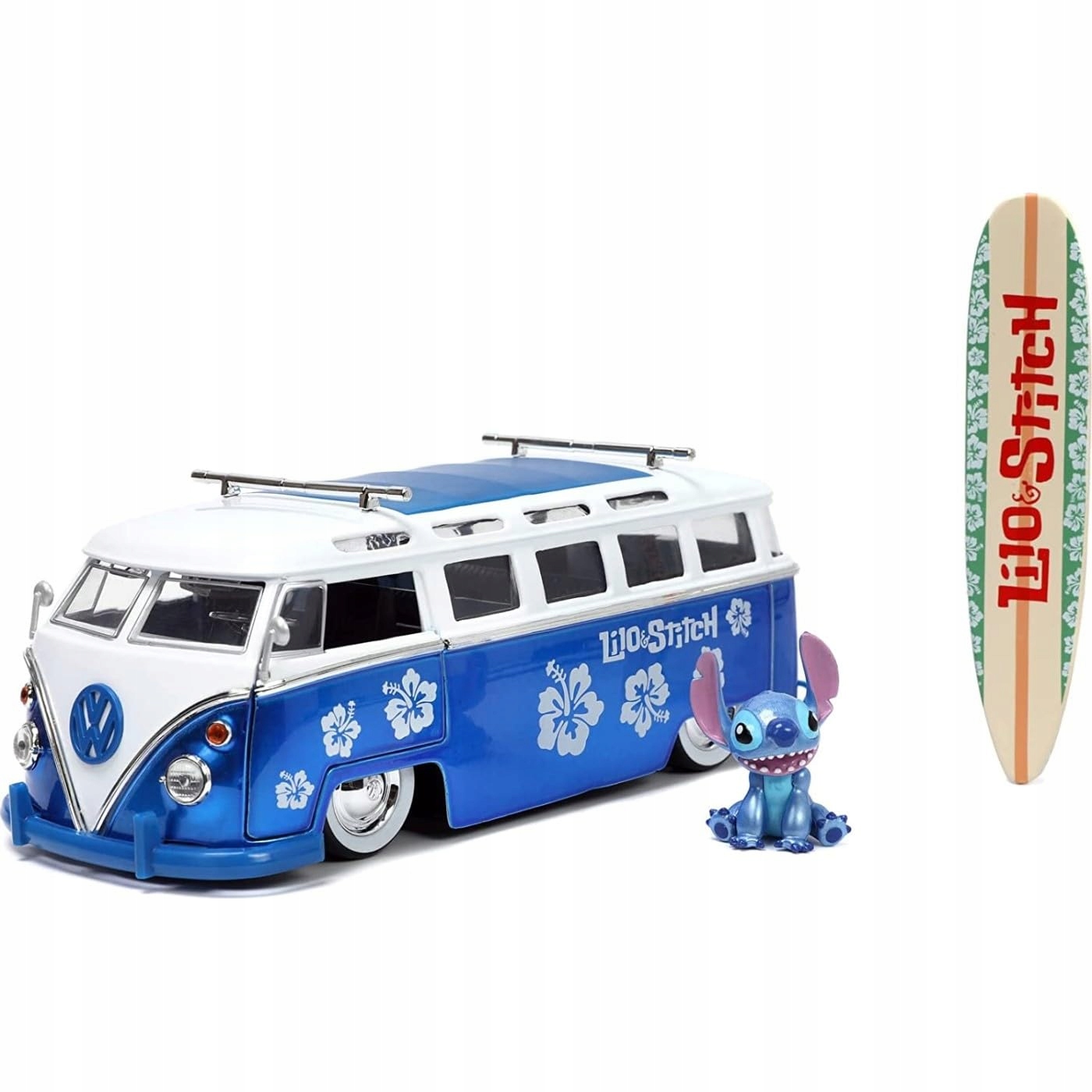 Jada Toys Volkswagen T1 Bus s figurkou Sticha z Lilo a Stich 1:24