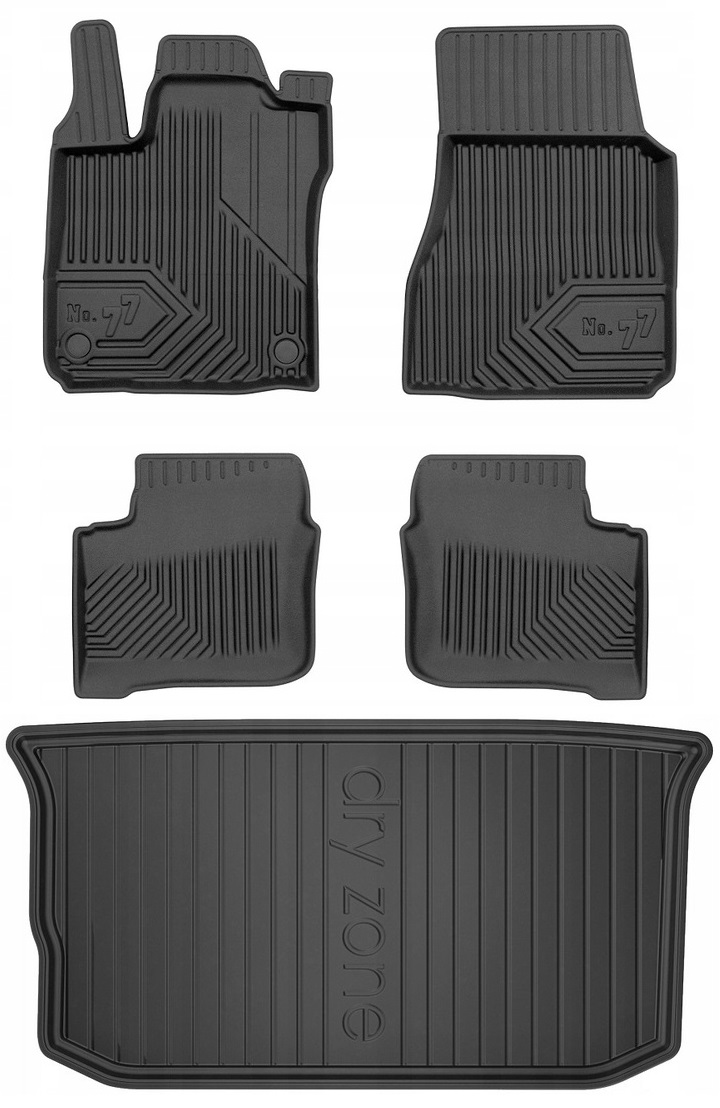 Set 77 Koberce a rohože Renault Twingo 3 Hatchback 2014-2018