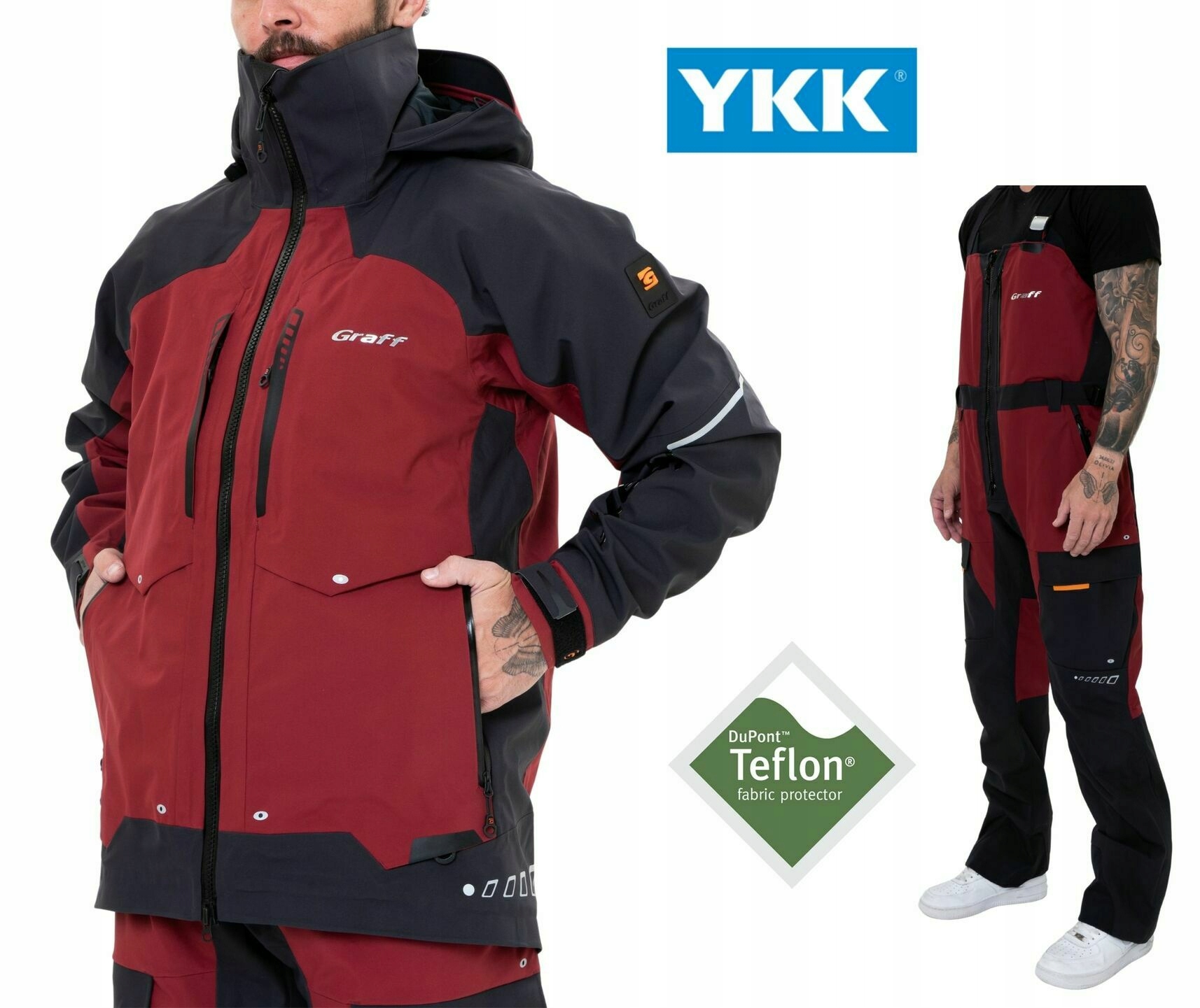 Graff dešťový komplet 631-B-4/731-B-4 edition 3.0 vel L 176/182