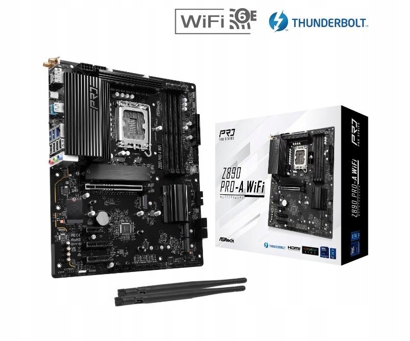 ASRock Mb Sc LGA1851 Z890 Pro-a Wifi, Intel Z890, 4xDDR5, 1xDP, …