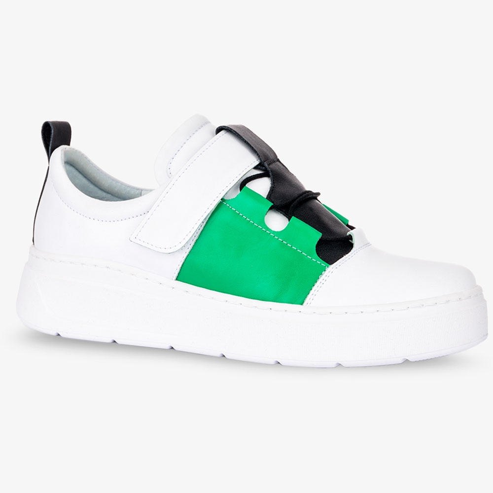 DAMSKIE CREEPERSY NA RZEP SKÓRZANE TRAMPKI PL r 41 Rozmiar 41