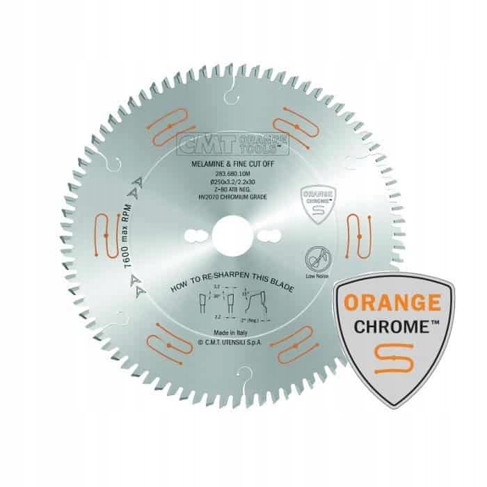 Piła chromowana do cięcia paneli dwustronnie laminowanych 300x30mm 2° Cmt