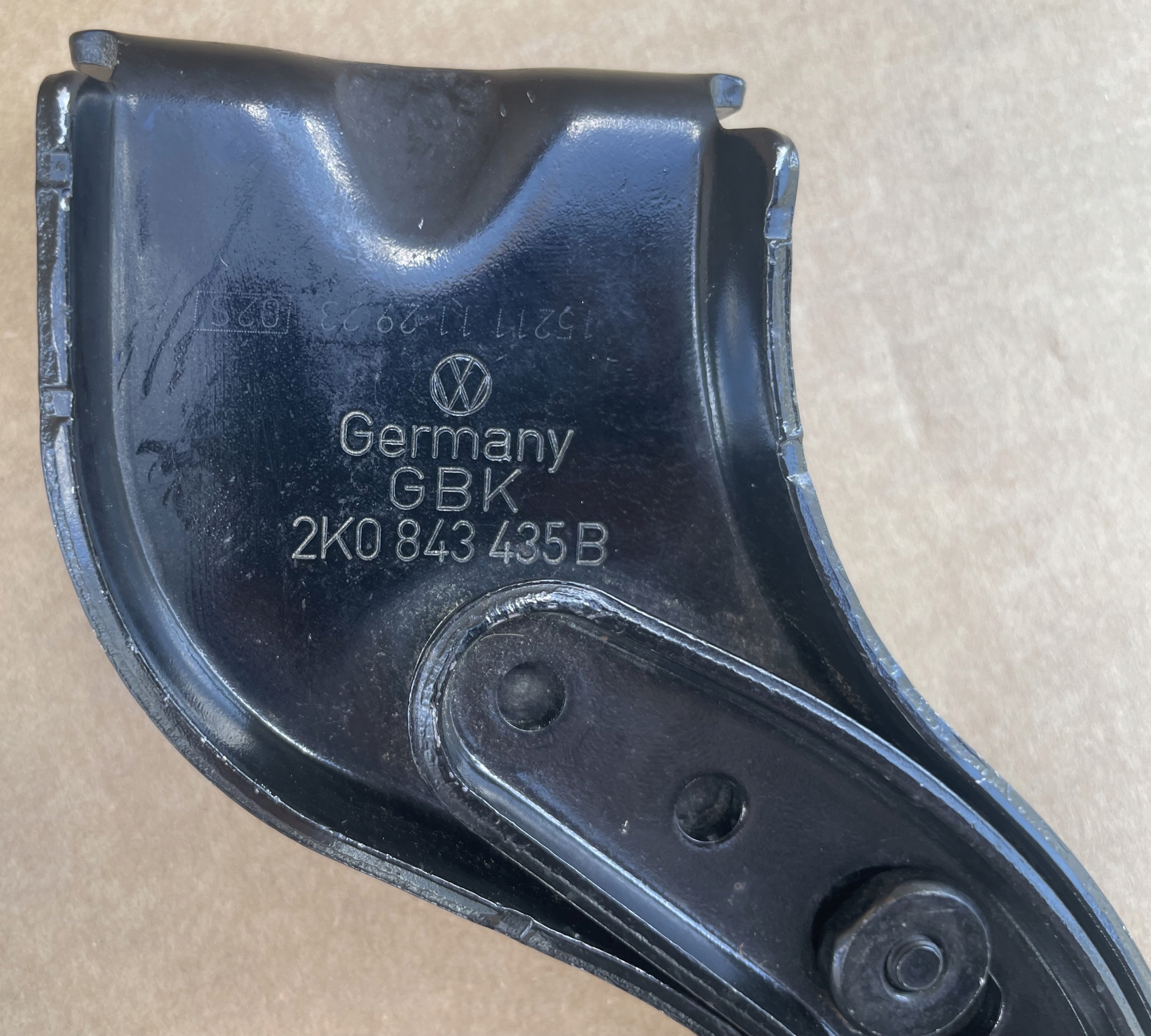 hinge roll door of the sliding VW CADDY original IDEAL 2K0843435B