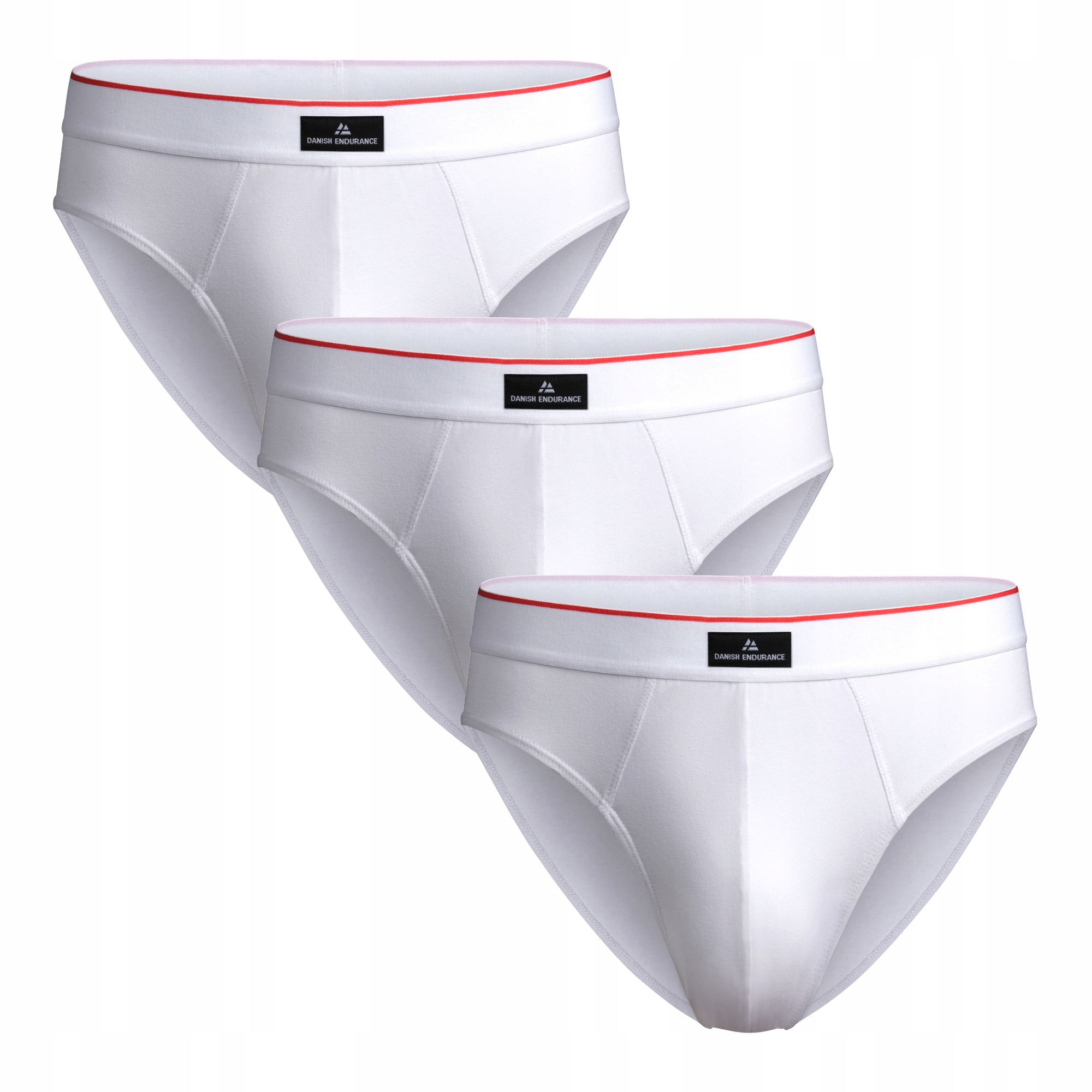 Bawełniane Majtki Danish Endurance Klasyczne Slipy Męskie 3-pak XL