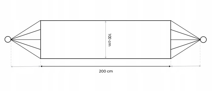 HAMAK OGRODOWY TURYSTYCZNY BOHO MOCNY DWUOSOBOWY 100x200cm 150kg TORBA BEŻ Kod producenta Beżowy