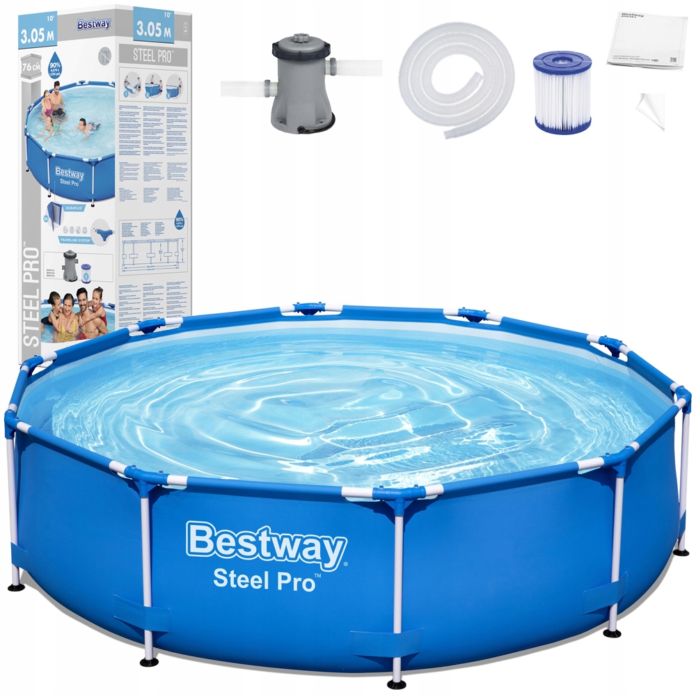 

Bestway Basen stelażowy 305cm x 76cm 8w1 56679
