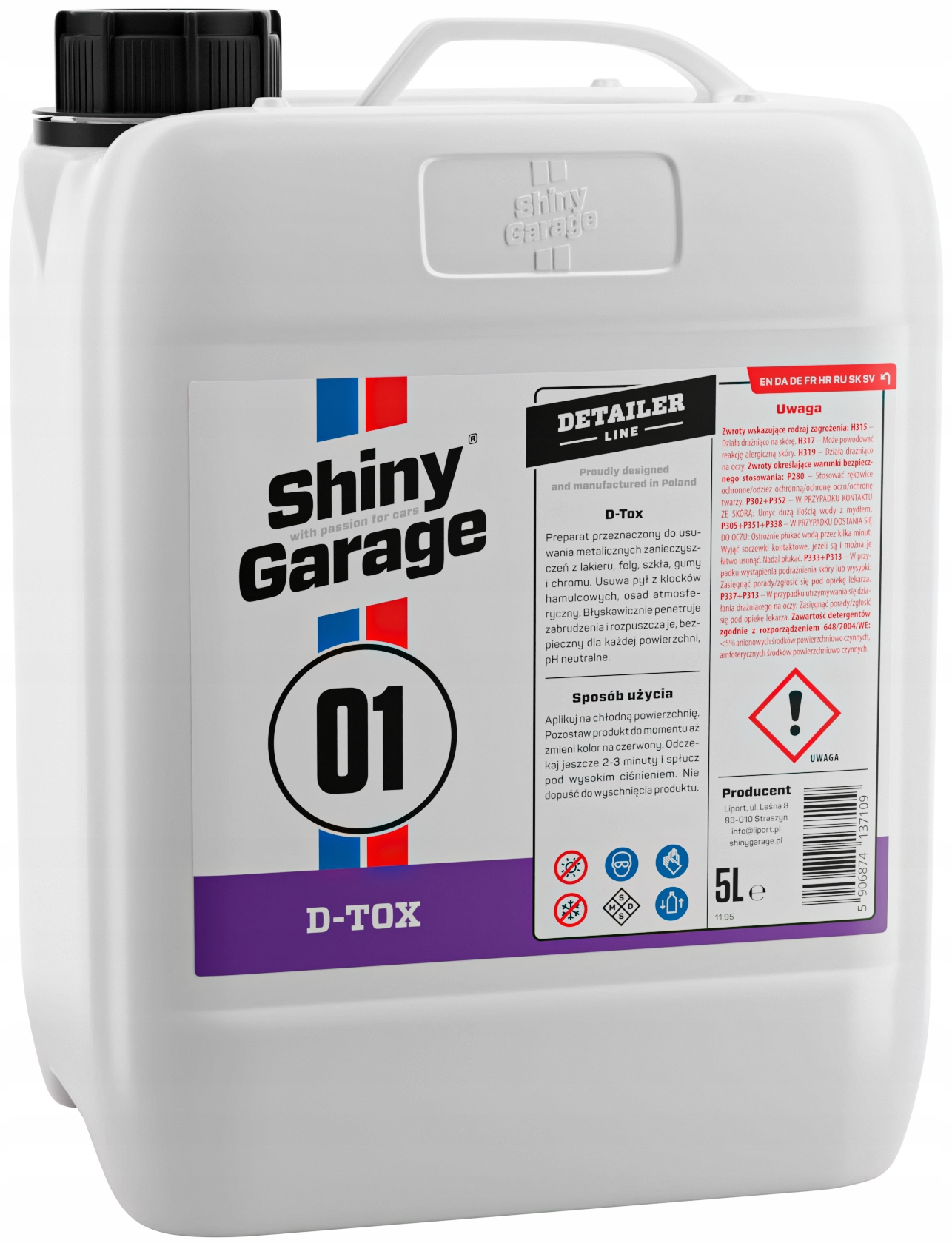 SHINY GARAGE - D-TOX - EFEKT KRAWAWEJ FELGI - 5L