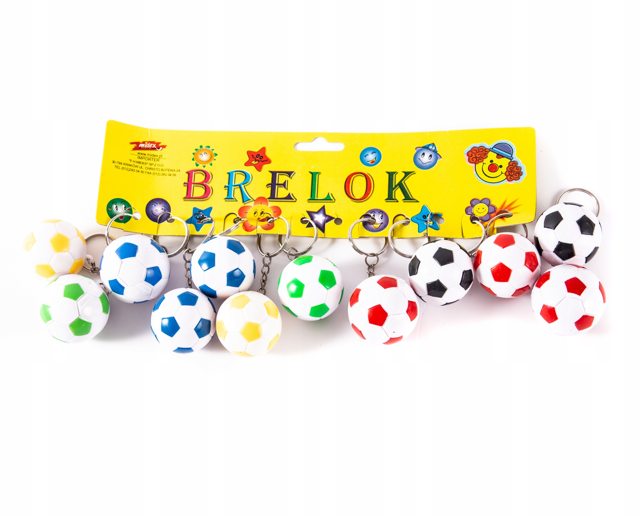 

Piłka Nożna Brelok Zawieszka Do Plecaka 12SZT