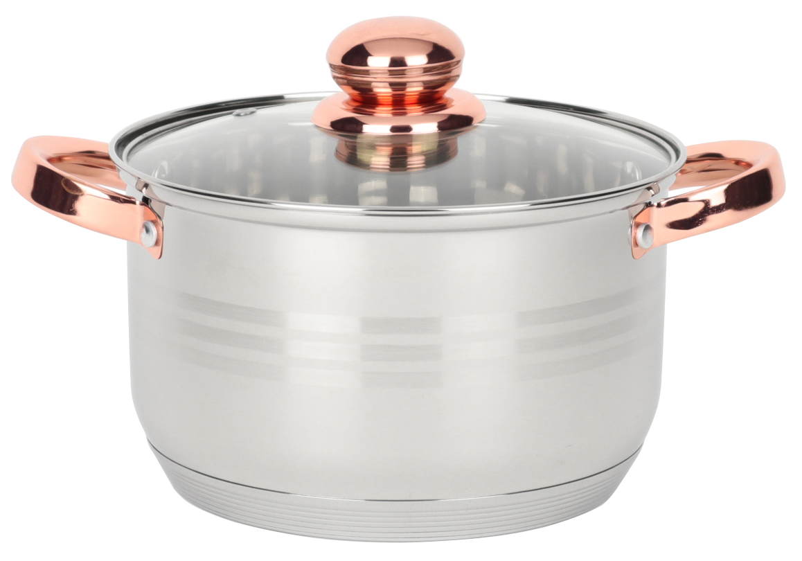 KOMPLET GARNKÓW 8el ZESTAW GARNKI INDUKCJA Linia INDUKCJA