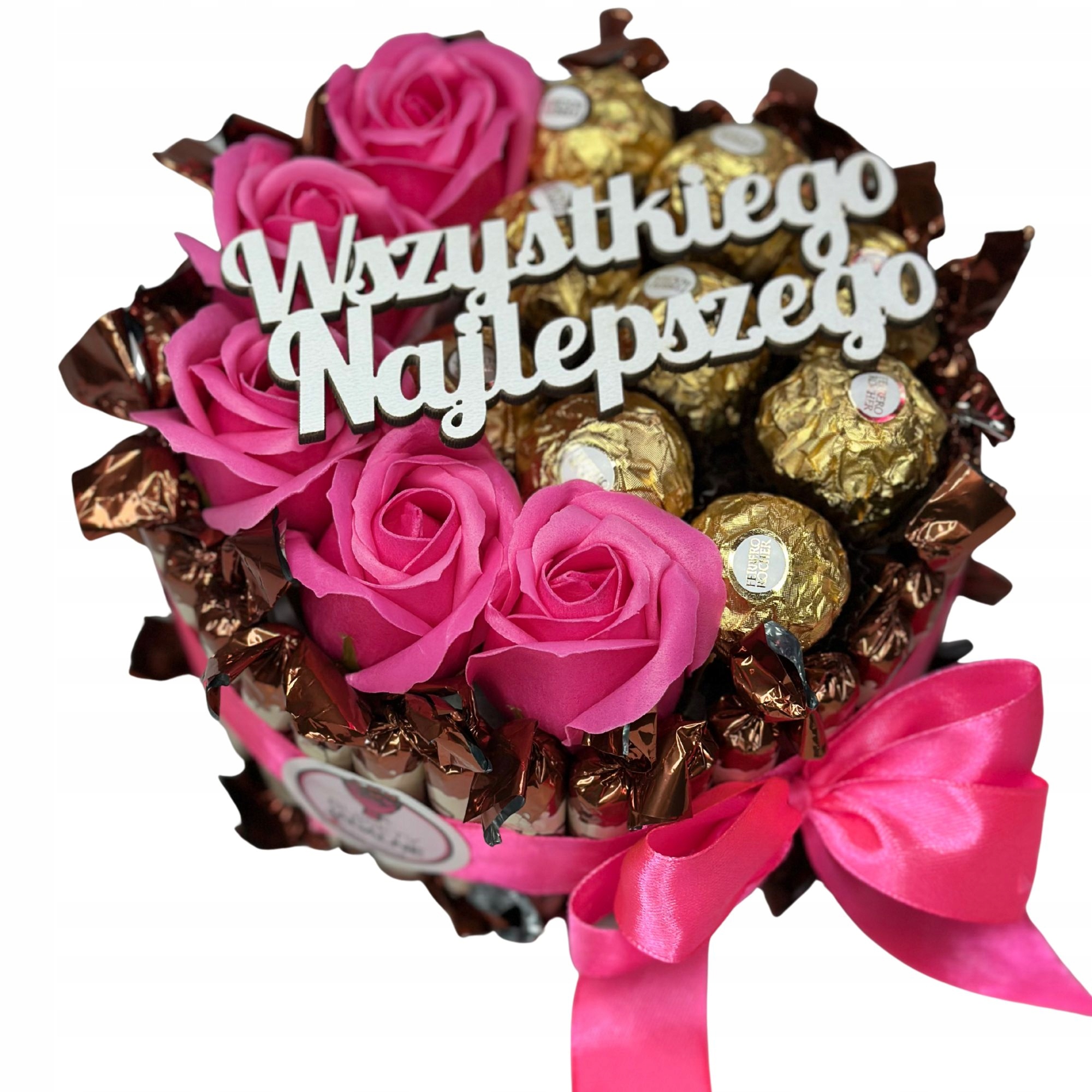 Levně Dárková Sada Dárkový Koš Dárek K Valentýnu Narozeniny Svátek Matek 18