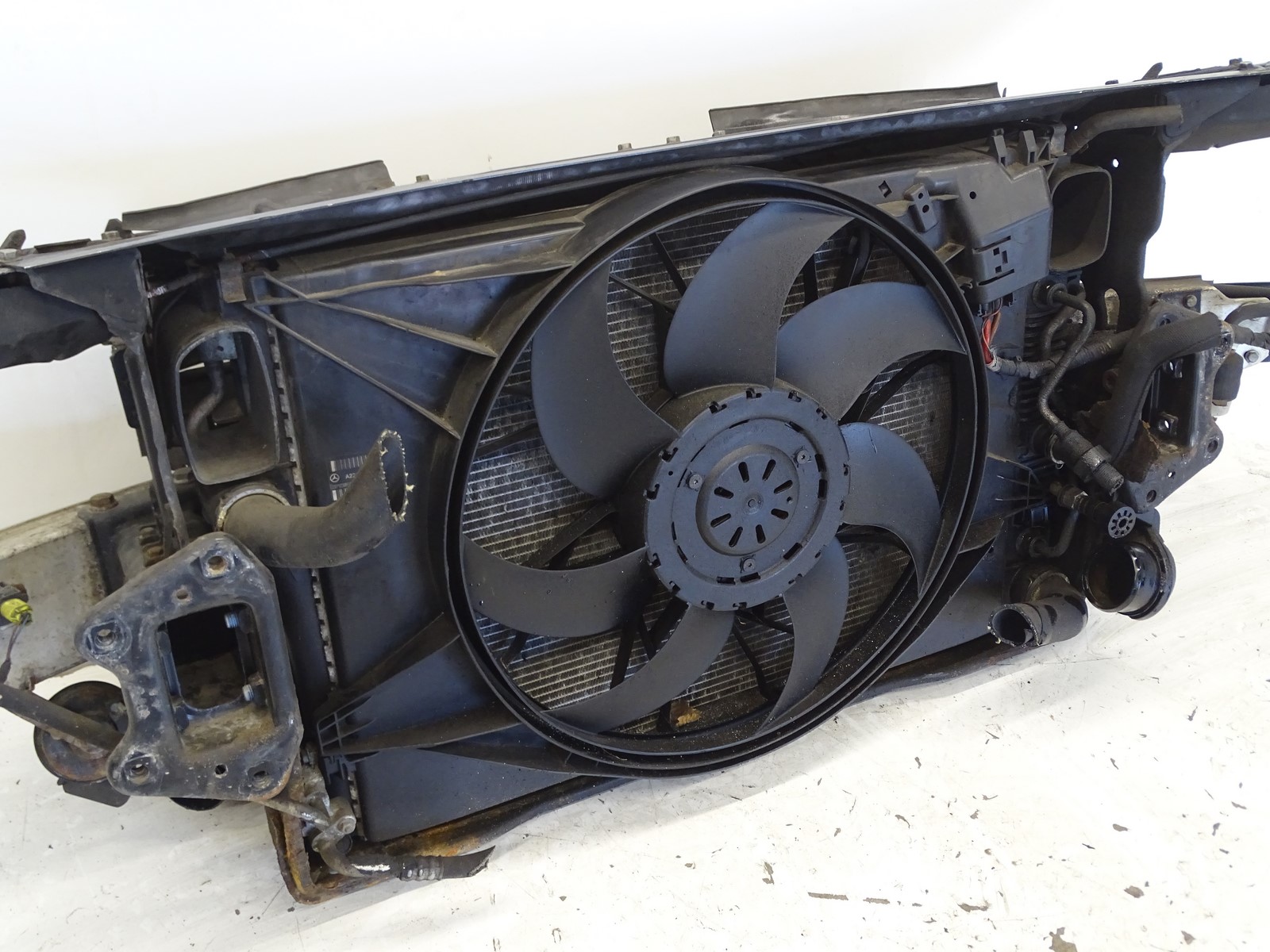support panel for radiators radiator MERCEDES W221 LIFT 3.0 CDI