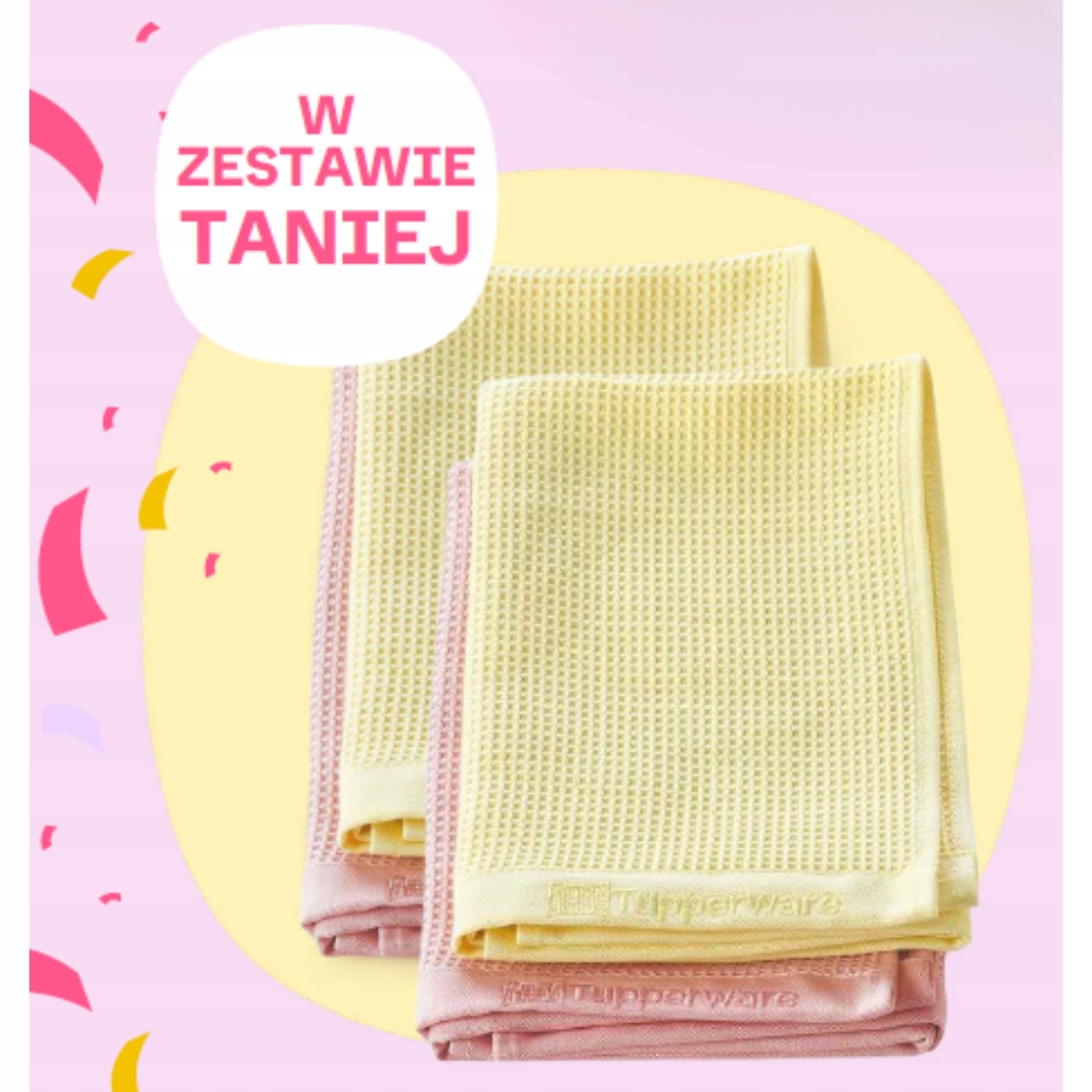 Tupperware Utěrka Na Sklo 4ks