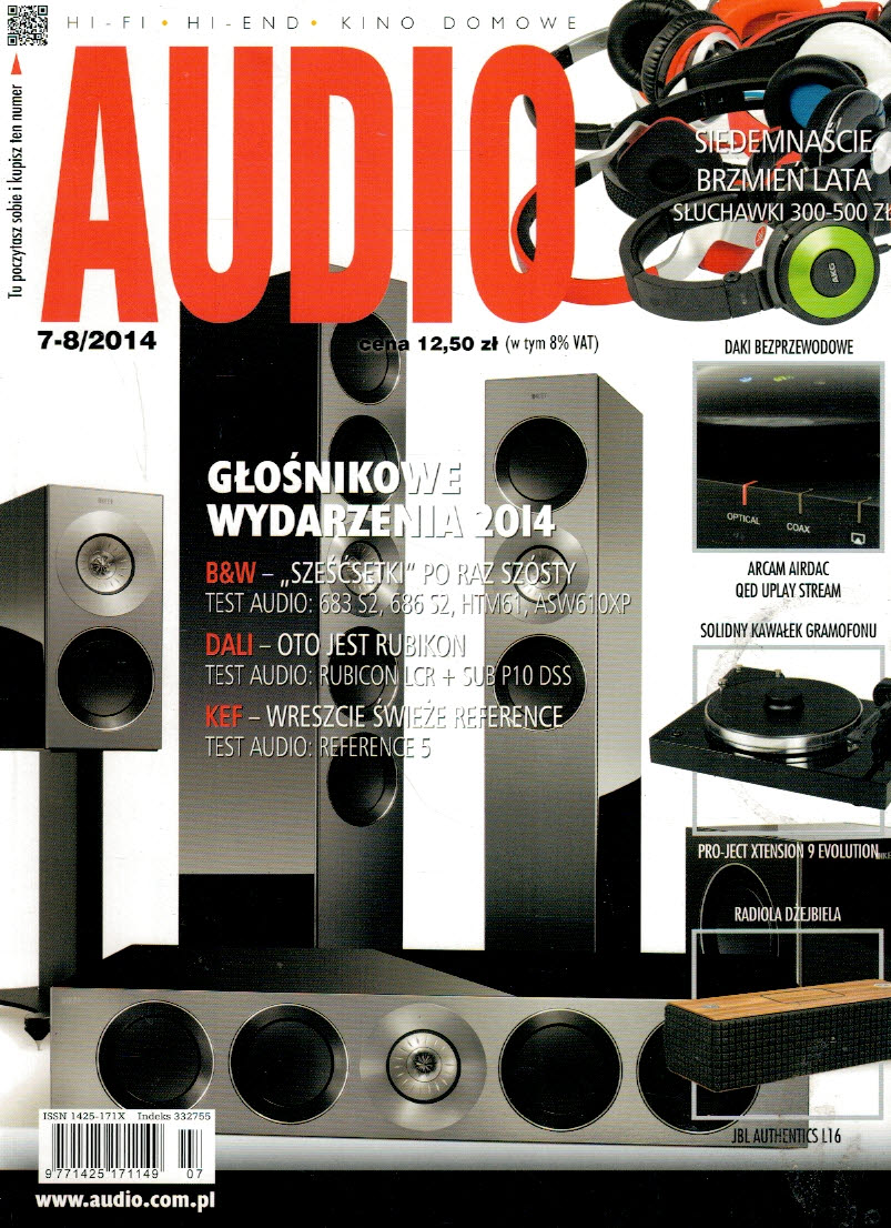Audio Hi-Fi HI END Kino domowe 7-8 / 2014