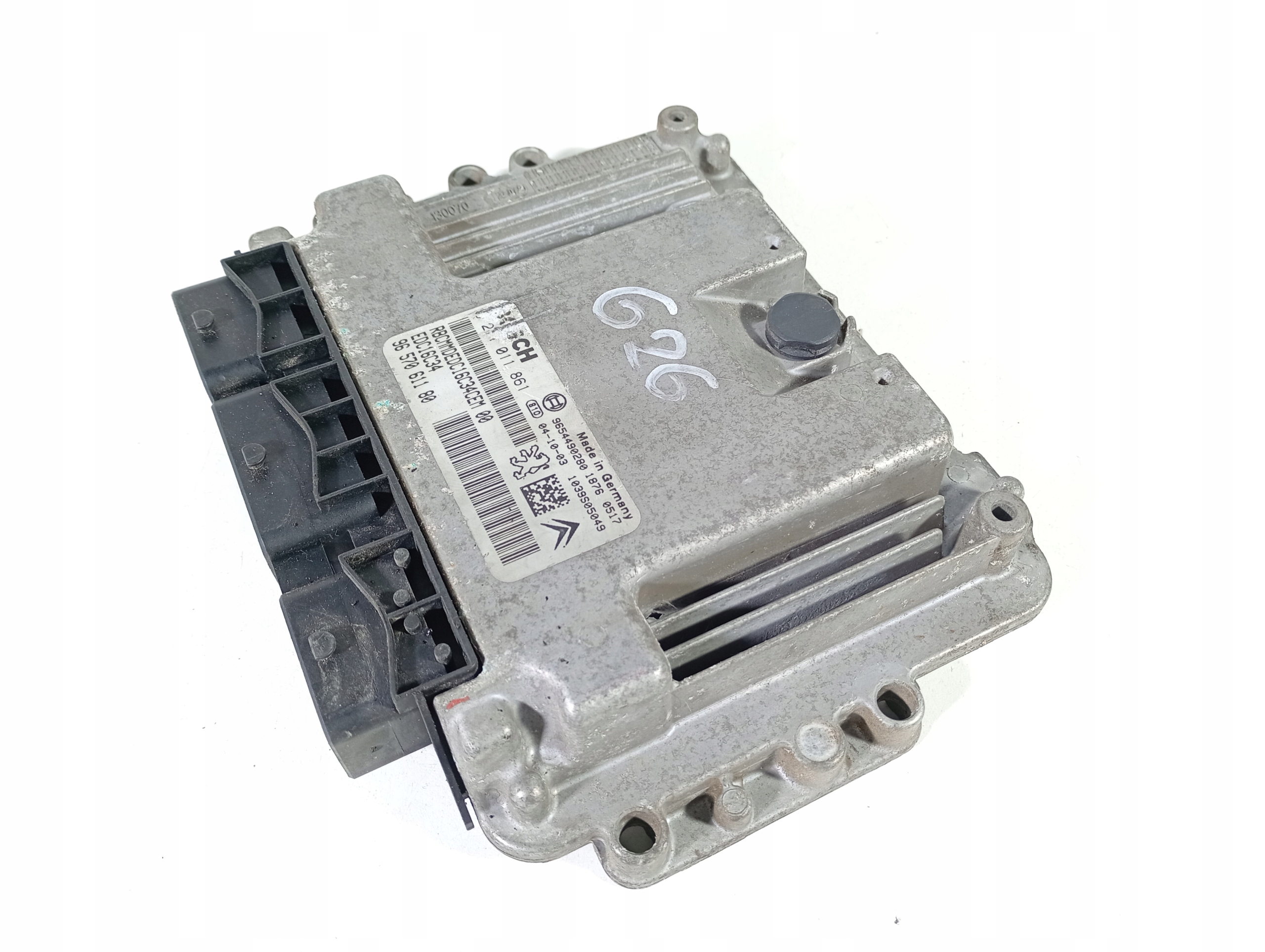 Citroen C3 02-09 computer control unit of the engine OE 9654490280