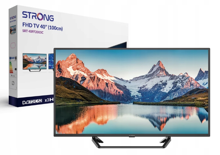 Led televízor 40" Strong SRT40FF2003C Full Hd DVB-T2 Hevc Centrálna noha