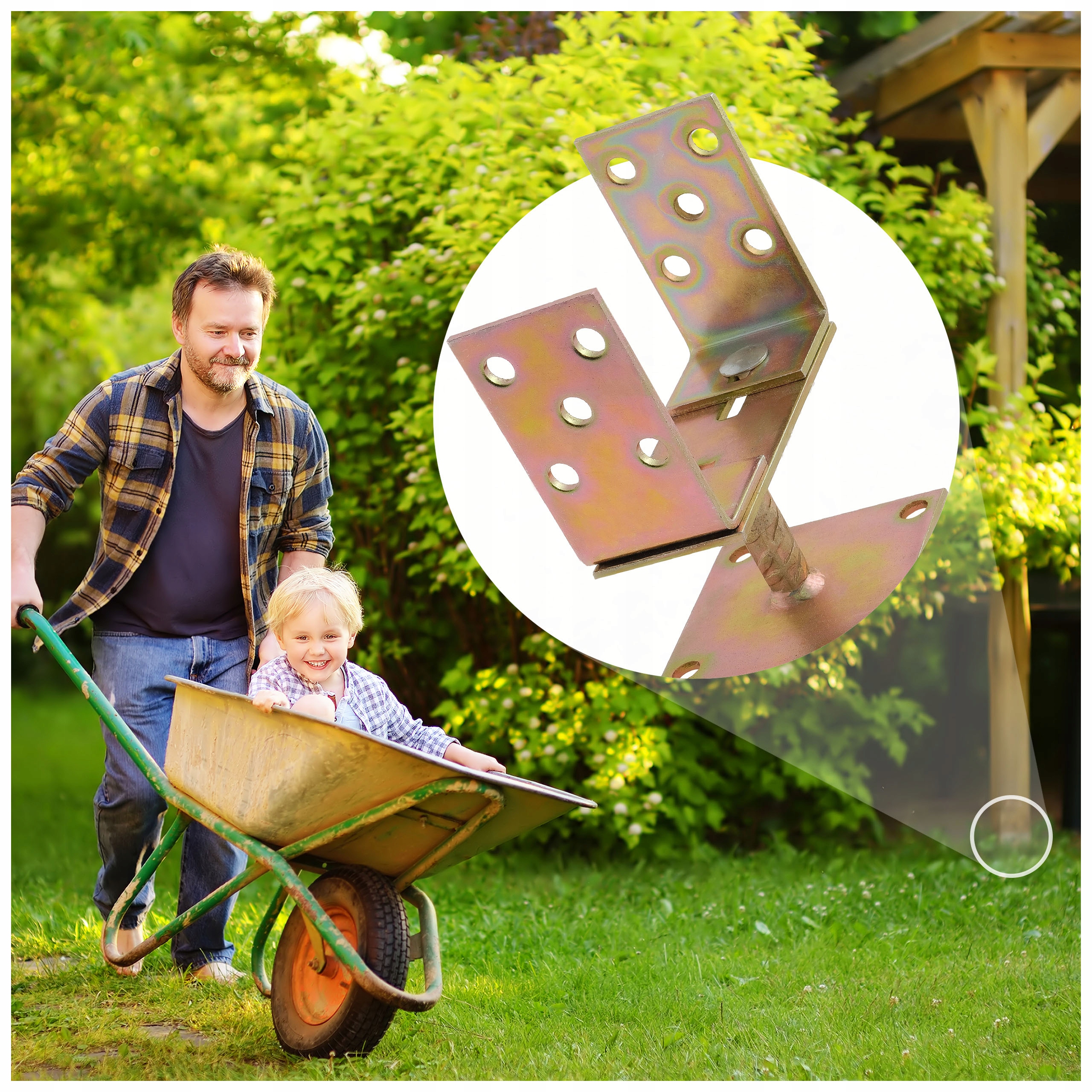 PODSTAWA SŁUPA REGULOWANA 0-160 mm OCYNK BLACHA 4 Stan opakowania oryginalne