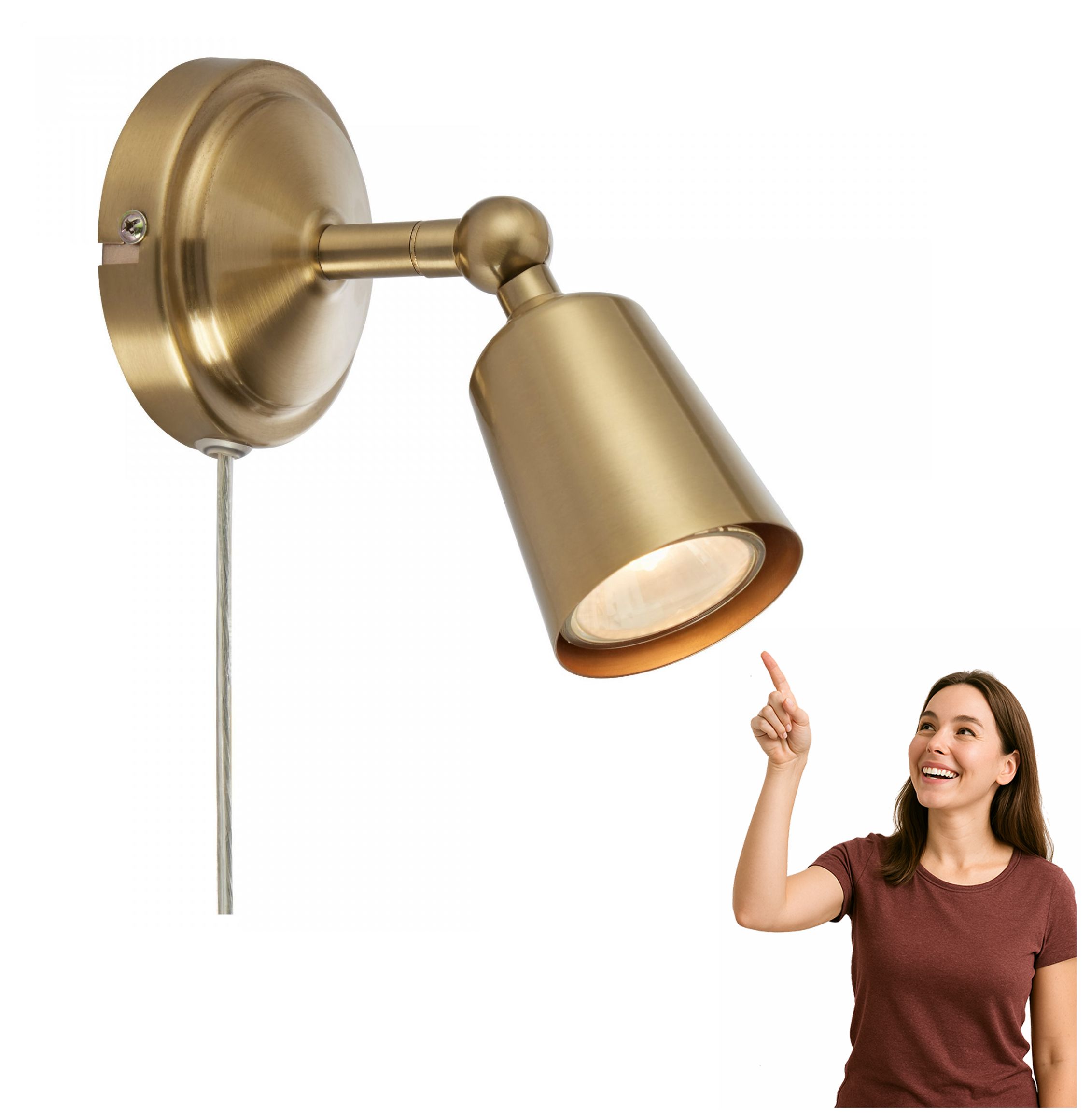 Nástěnná lampa s vypínačem Tiny Markslojd