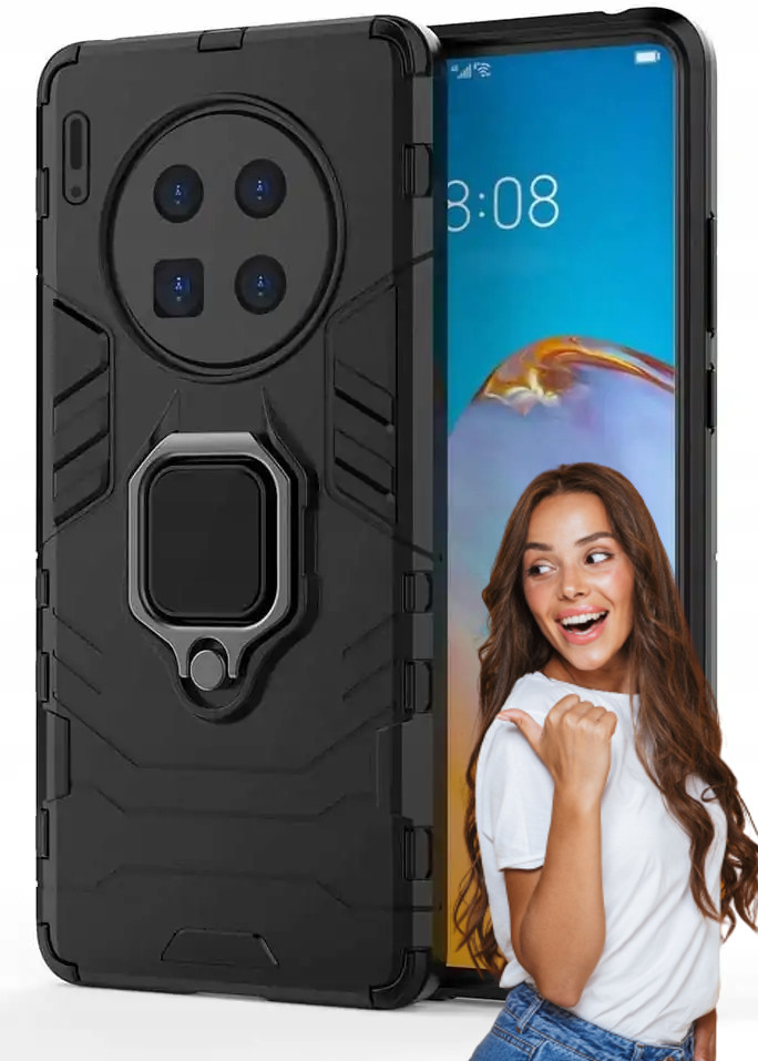 

Etui plecki do Huawei Mate 50 Pro, Iron Ring