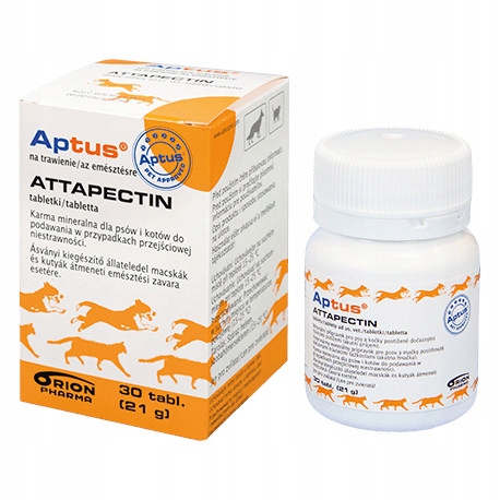 

Aptus Attapectin na żołądek i trawienie 30 tabl.