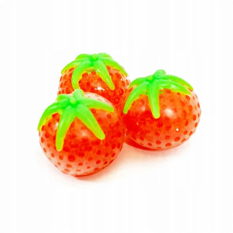 

Truskawka z kuleczkami Jellyball pomidorek Gniotek
