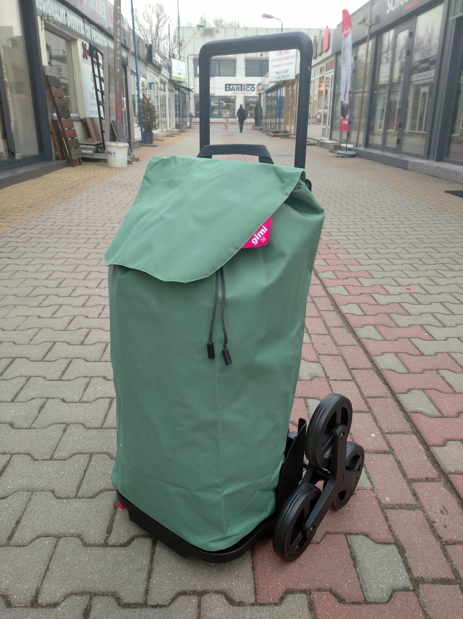 Torba wózek na zakupy na 6 kółkach Tris Gimi Kolor szary