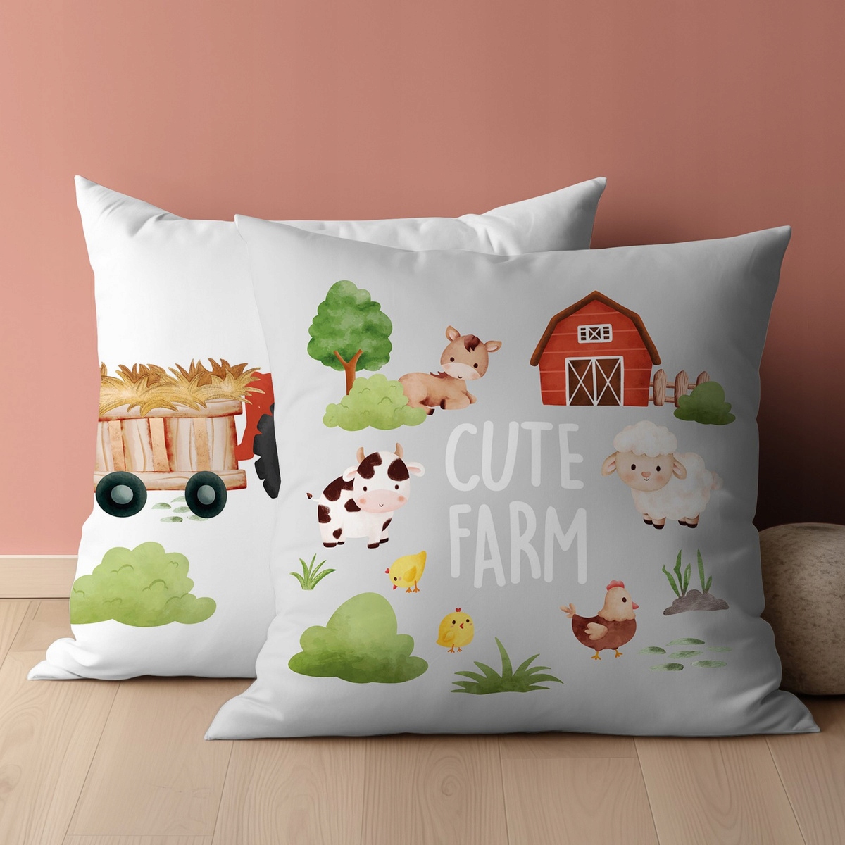 Poszewka 40x40 Bawełniana na Poduszę Jasiek dla Dzieci Maya Mo Bohater Inny