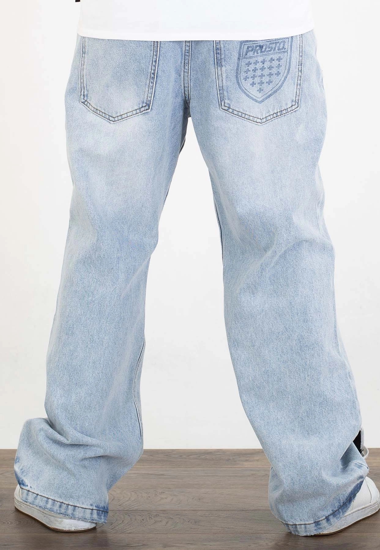 Spodnie Prosto Baggy Shield blue