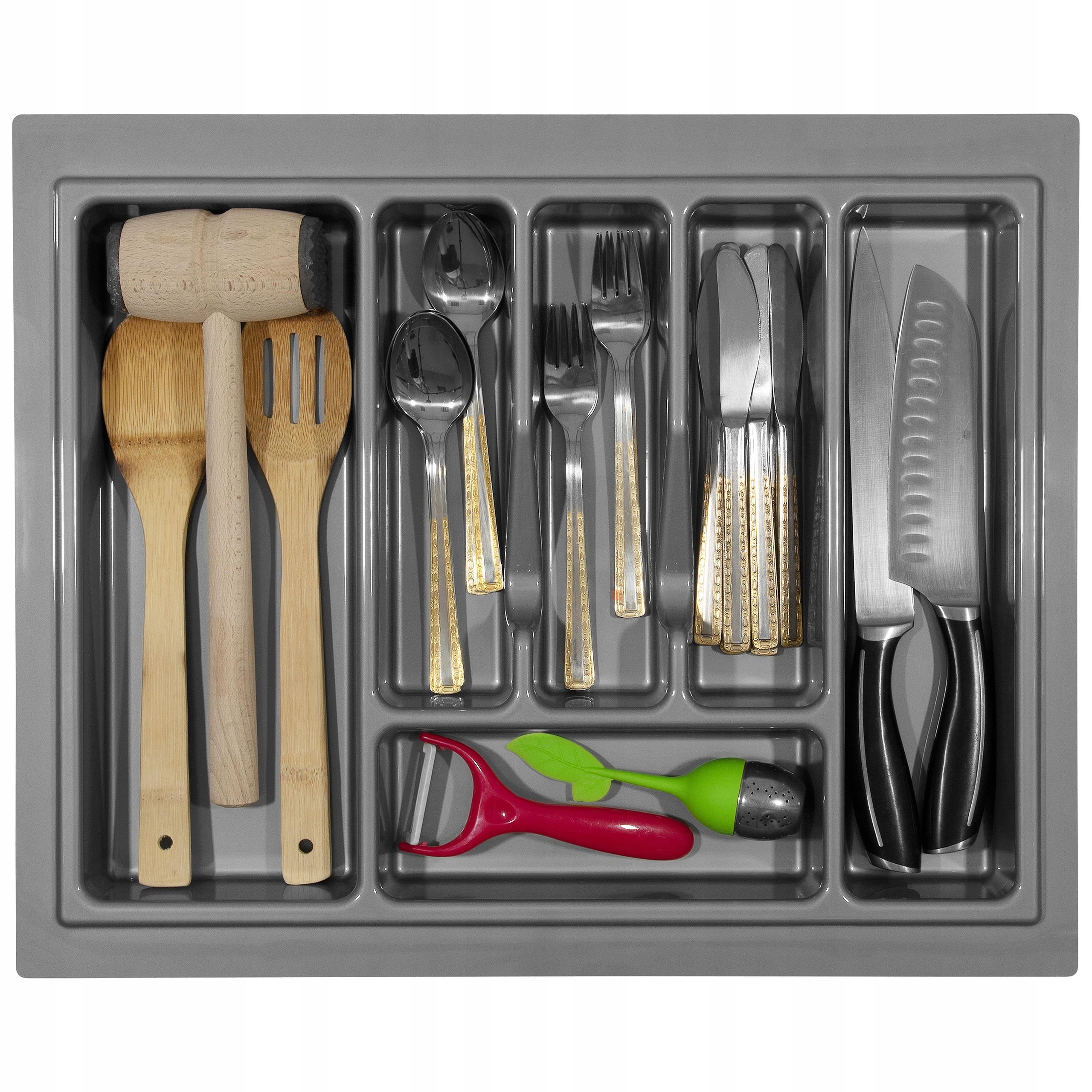 

Wkład na sztućce do szuflady 60/43 Standard Szary