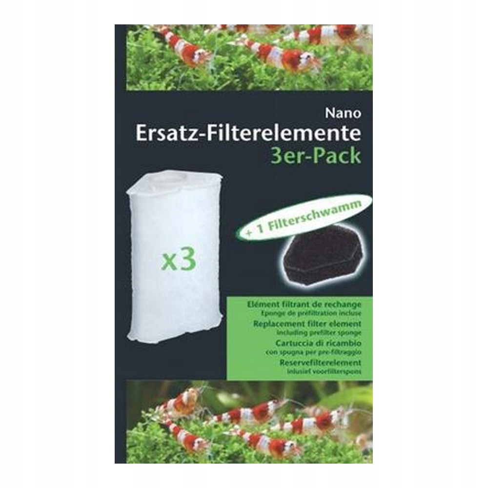 Levně Dennerle Filter Element Pack náplně pro Nano Clean Eckfilter a Eckfilter XL